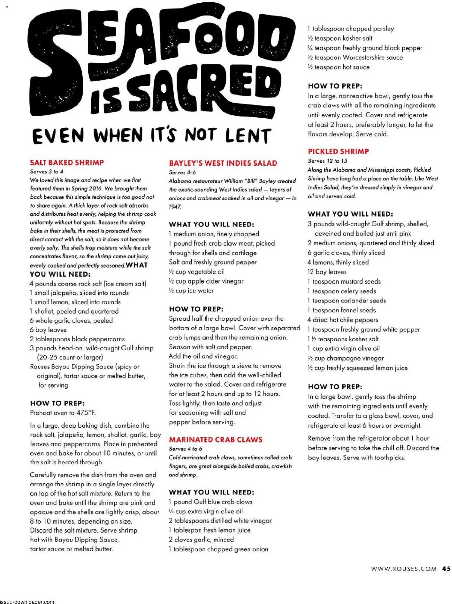 Rouses Magazine Spring 2026 - valid from 06.04.2026 | Page: 47 | Products: Vinegar, Ice cream, Refrigerator, Oven