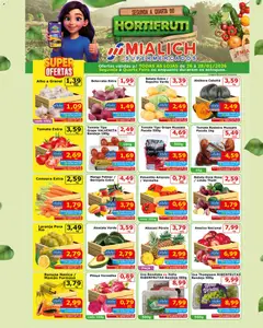 Mialich Supermercados - Ofertas Hortifruti e Carne - Pré-Visualização do folheto da loja Mialich Supermercados, válido de 26.01.2026