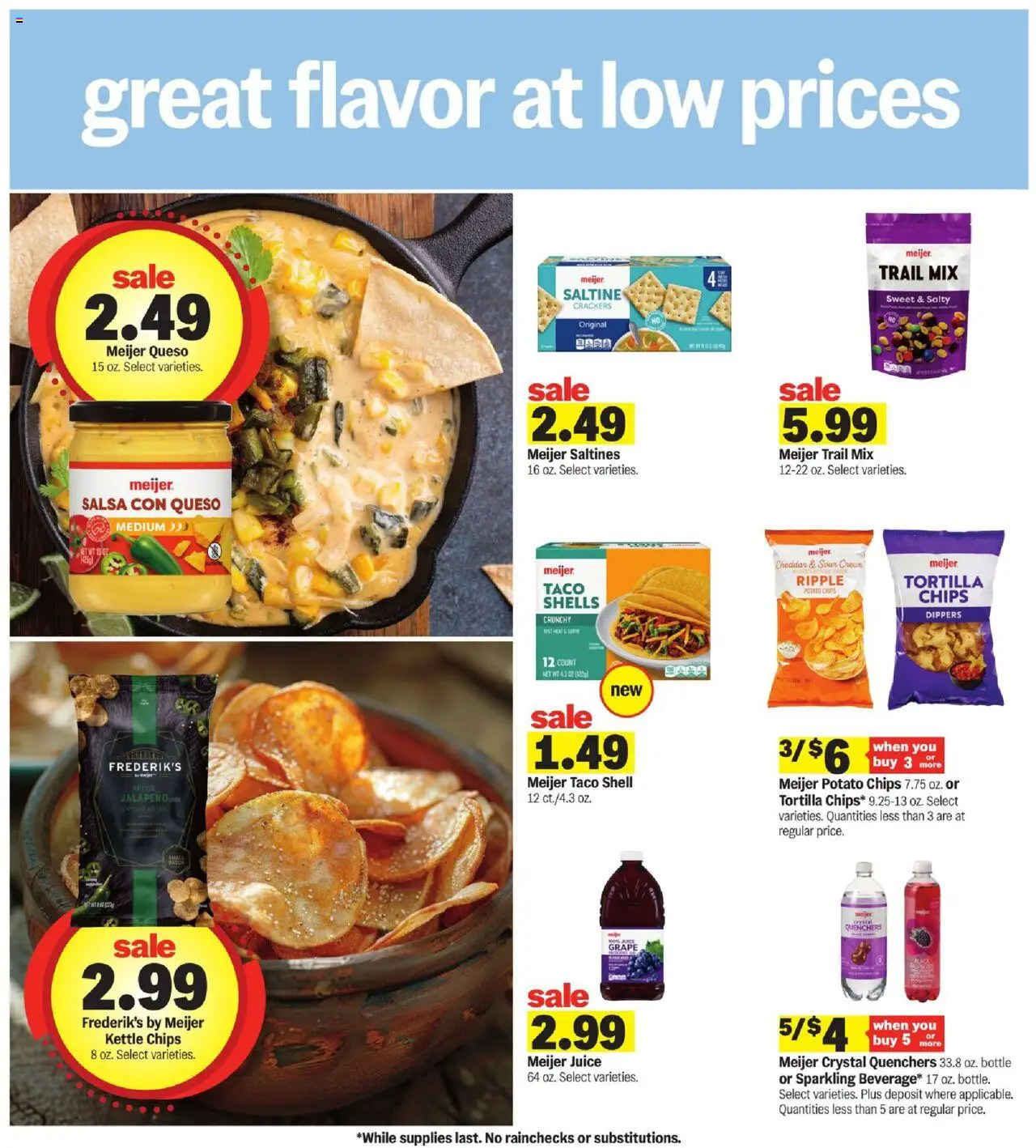 Meijer Weekly Ad - MI - valid from 15.10.2025 | Page: 29 | Products: Sour cream, Chips, Cream, Kettle