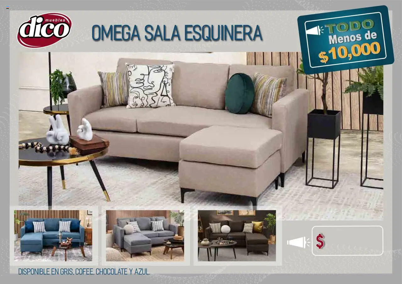 Nuevas ofertas de Muebles Dico válidas en toda la República Mexicana desde el 25.09.2025. ¡Encuentra las mejores ofertas en Muebles Dico - Catálogo TODO menos de 10000! | Página: 28 | Productos: Chocolate