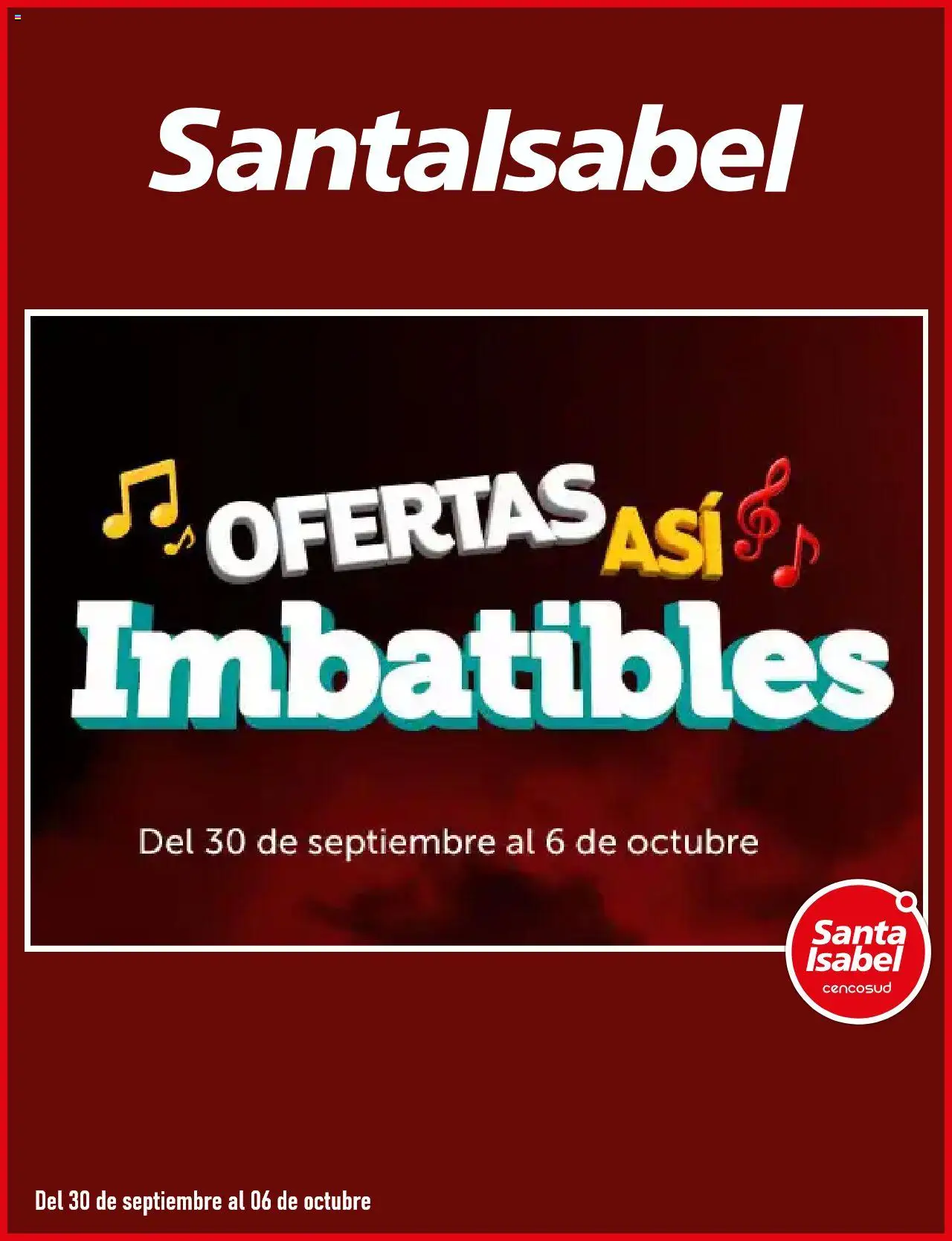 Santa Isabel ofertas  │ válido desde el 30.09.2025 | Página: 1