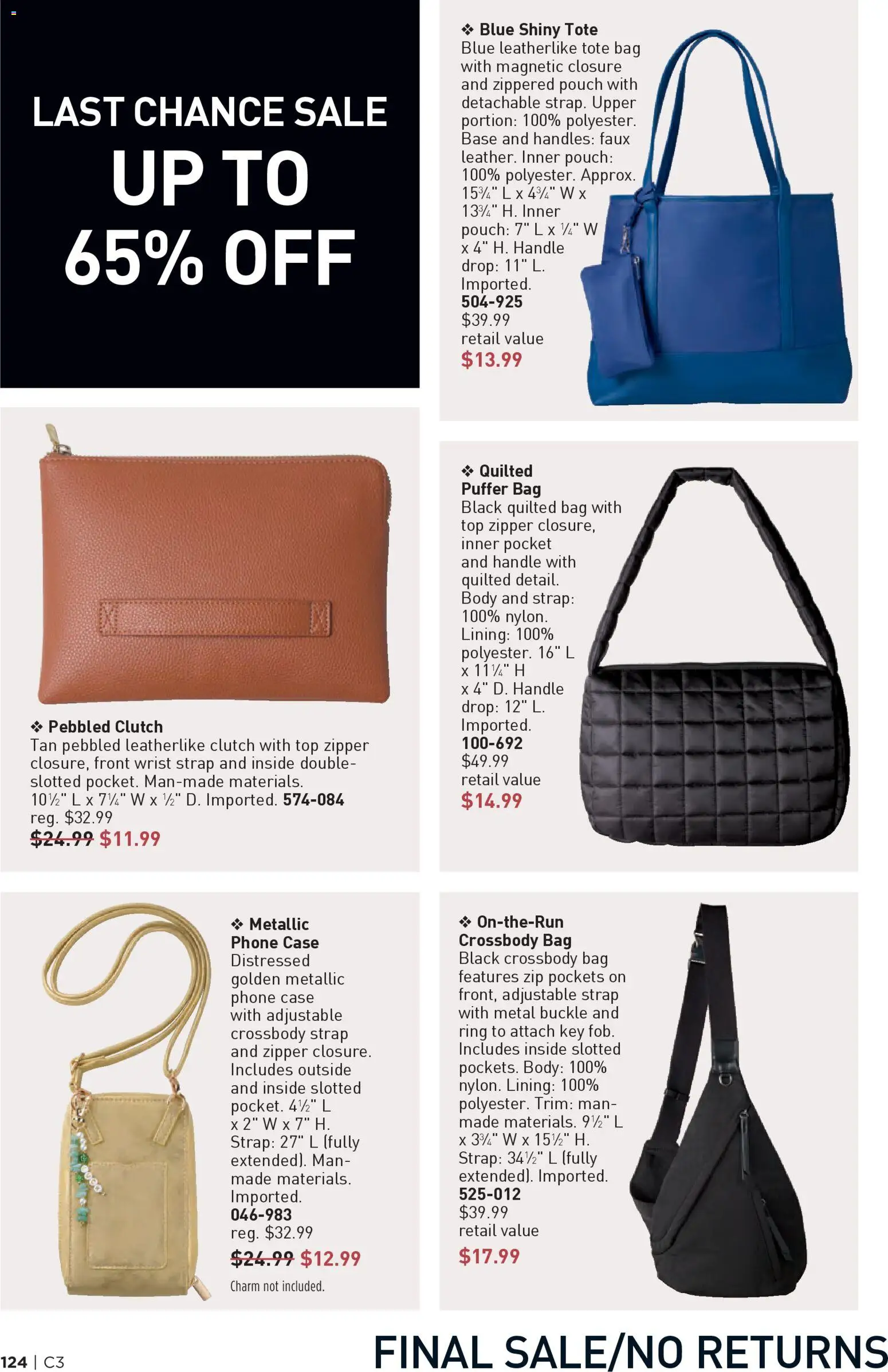 Avon Brochure - valid from 28.01.2026 | Page: 124 | Products: Trim, Ring, Phone, Bag