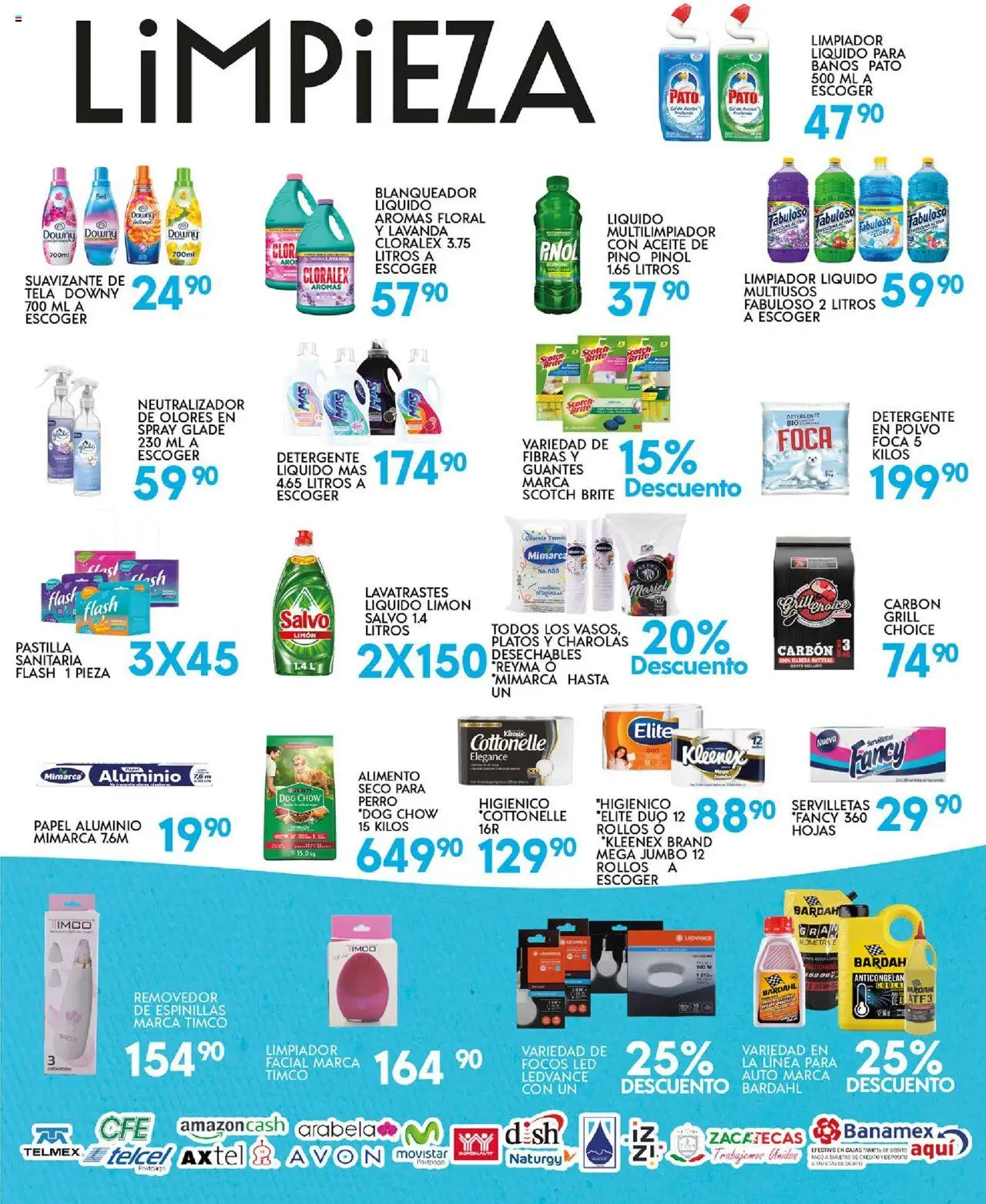 Nuevas ofertas de Alsuper válidas en toda la República Mexicana desde el 19.09.2025. ¡Encuentra las mejores ofertas en Alsuper - Folleto Zacatecas! | Página: 5 | Productos: Aceite, Limpiador, Limpiador facial, Polvo