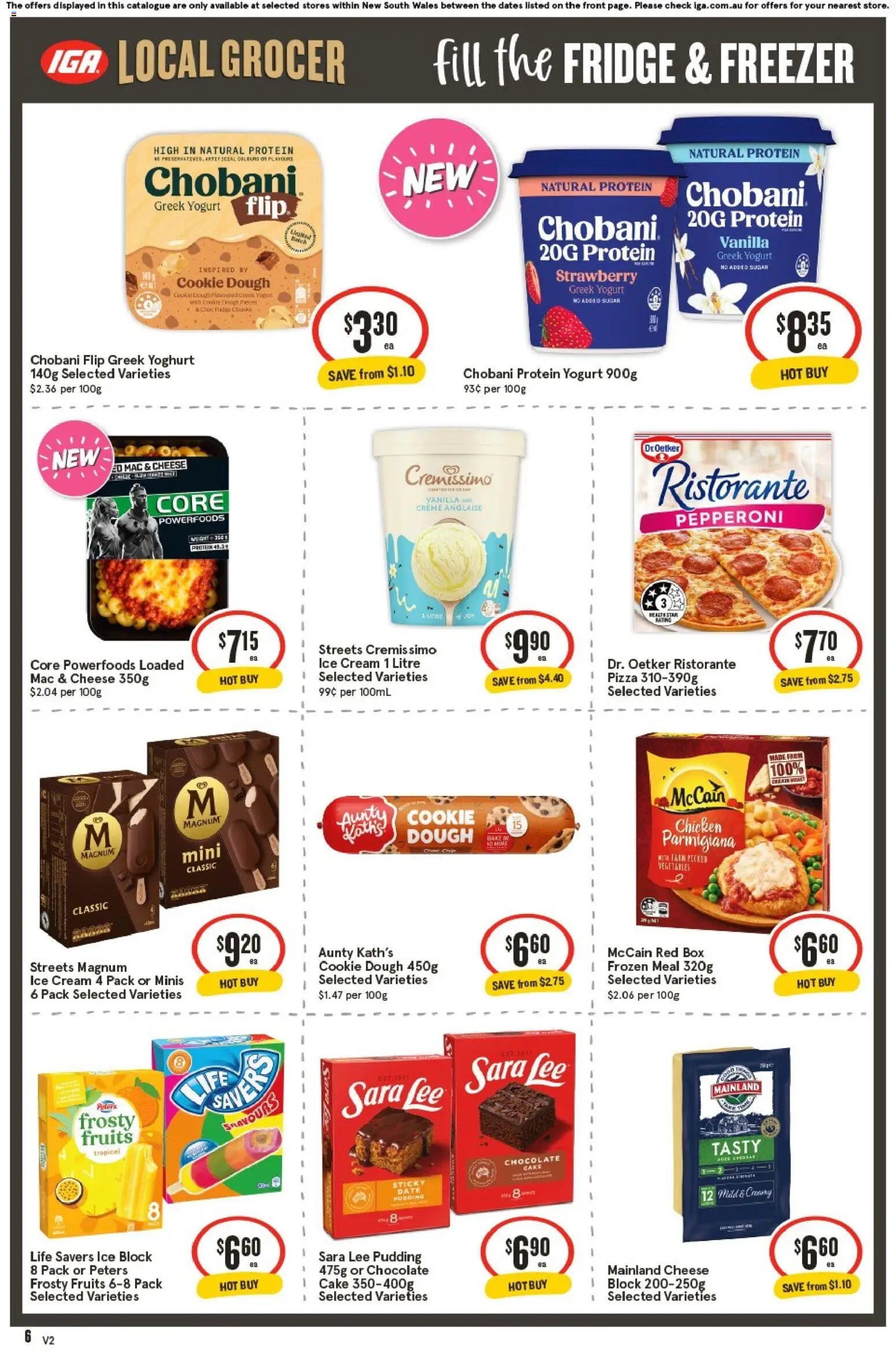 IGA catalogue - valid from 15.04.2026 | Page: 6 | Products: Milk, Butter, Salt, Microwave