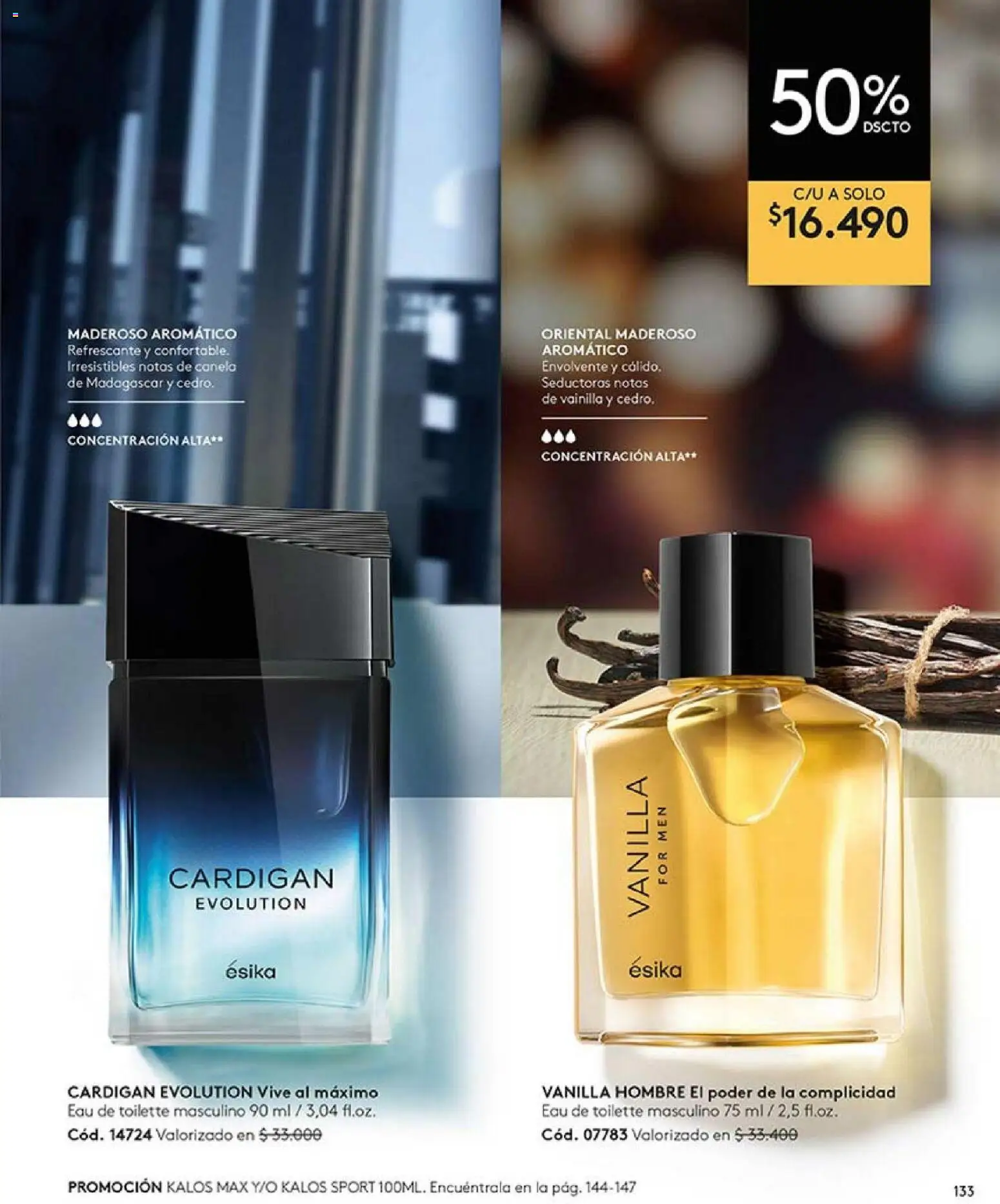 Catálogo Ésika Campaña 2 │ válido desde el 15.01.2026 | Página: 133 | Productos: Eau de toilette, Cardigan