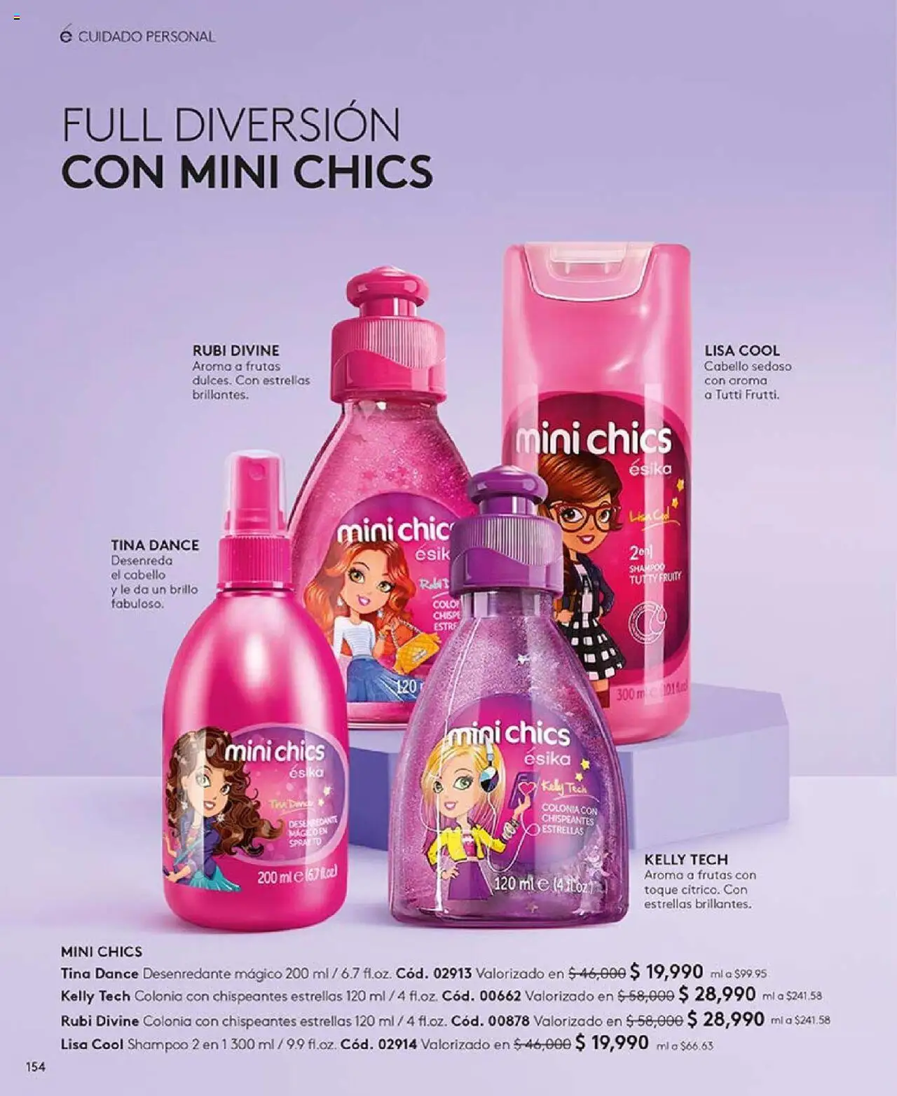 Ésika revista - valida desde el 05.09.2025 | Página: 154 | Productos: Shampoo, Brillo
