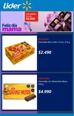 Lider Ofertas  válido desde el 26.04.2026 | Página: 5 | Productos: Leche, Chocolate, Almendras, Crema