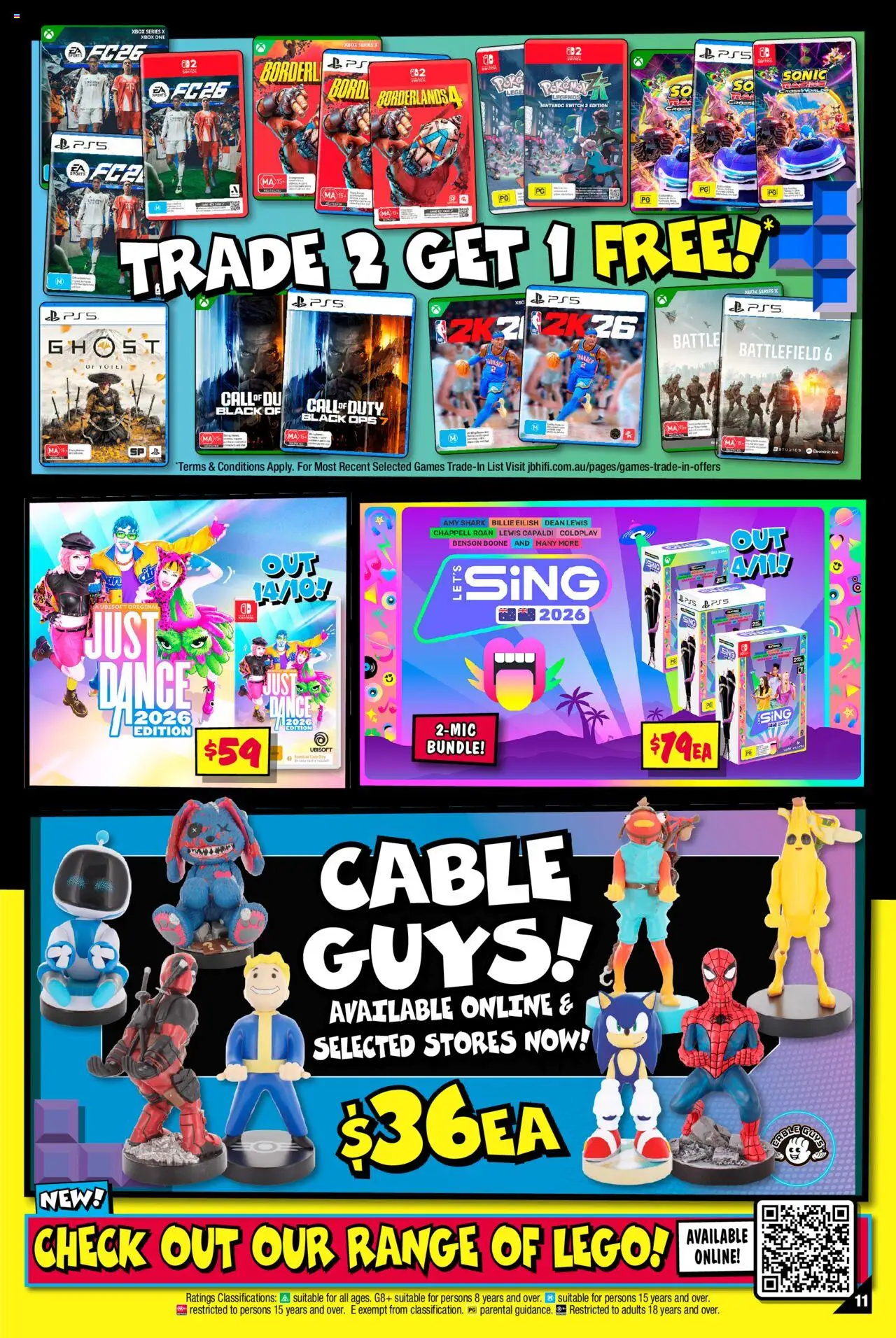 JB Hi-Fi catalogue - valid from 25.09.2025 | Page: 11 | Products: Dance, Pc, Cable, Xbox