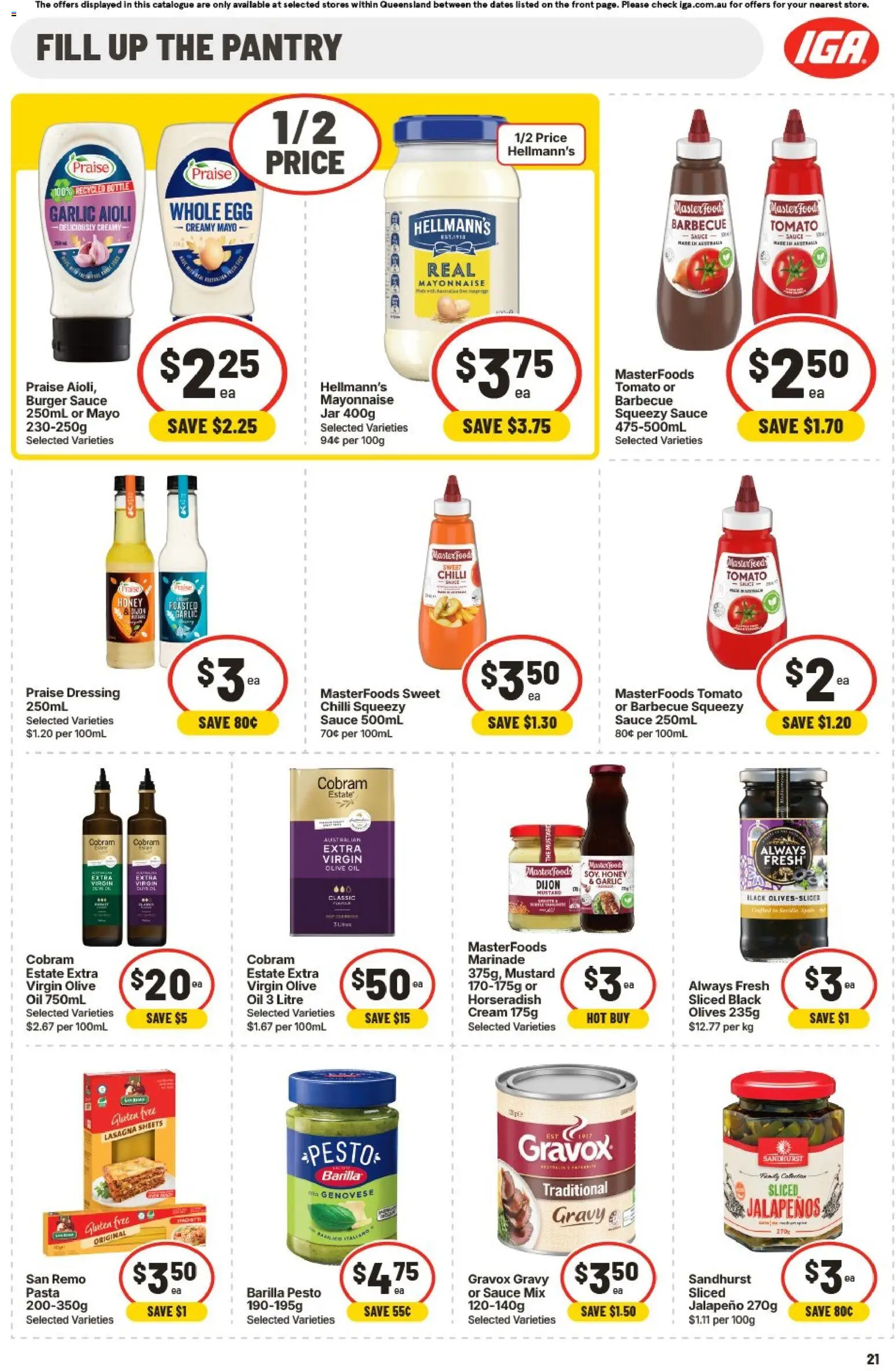 IGA catalogue - valid from 15.04.2026 | Page: 20 | Products: Table, Crackers, Milk, Cream