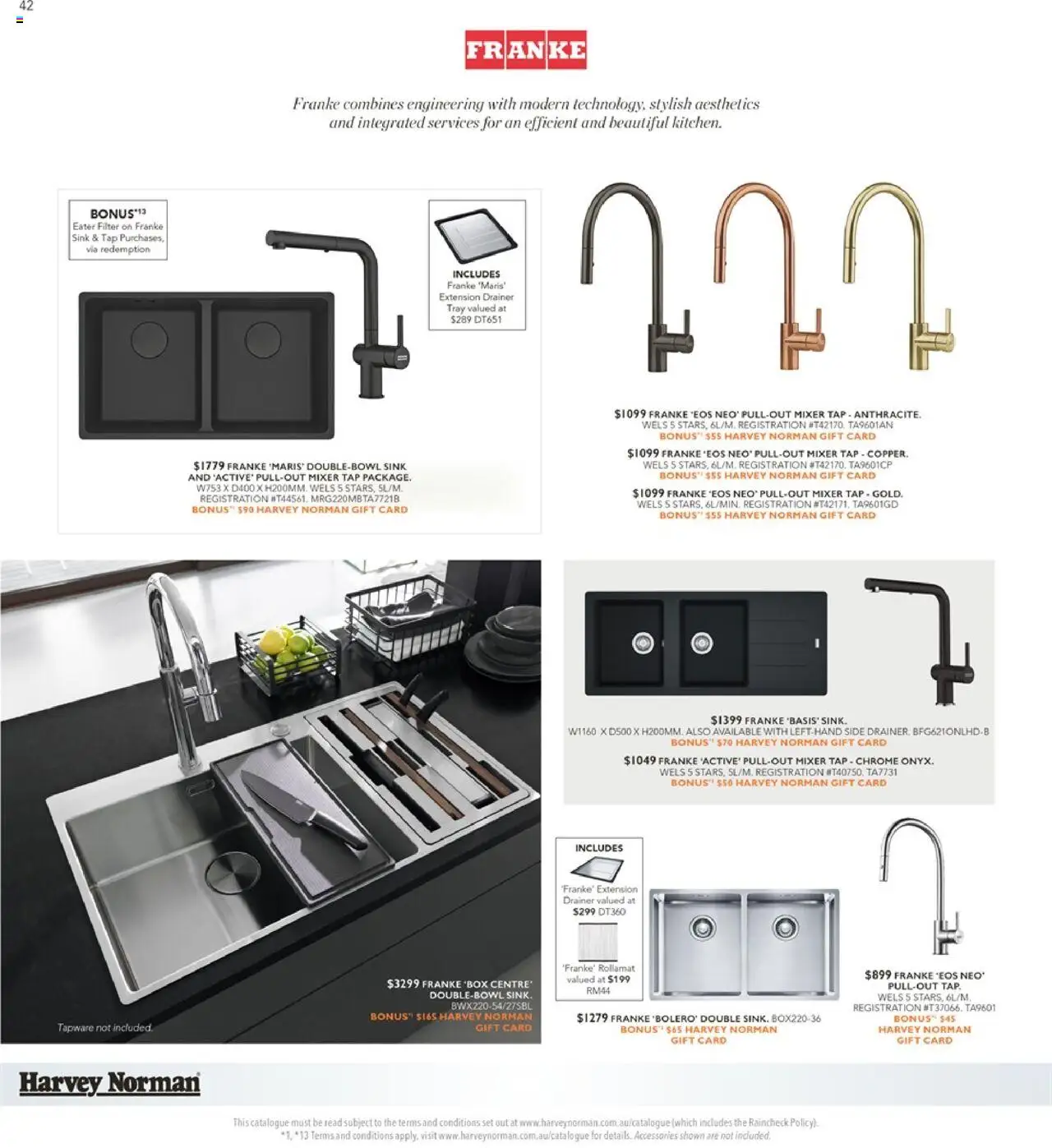Harvey Norman catalogue - valid from 10.10.2025 | Page: 42 | Products: Box, Tap, Accessories, Mixer