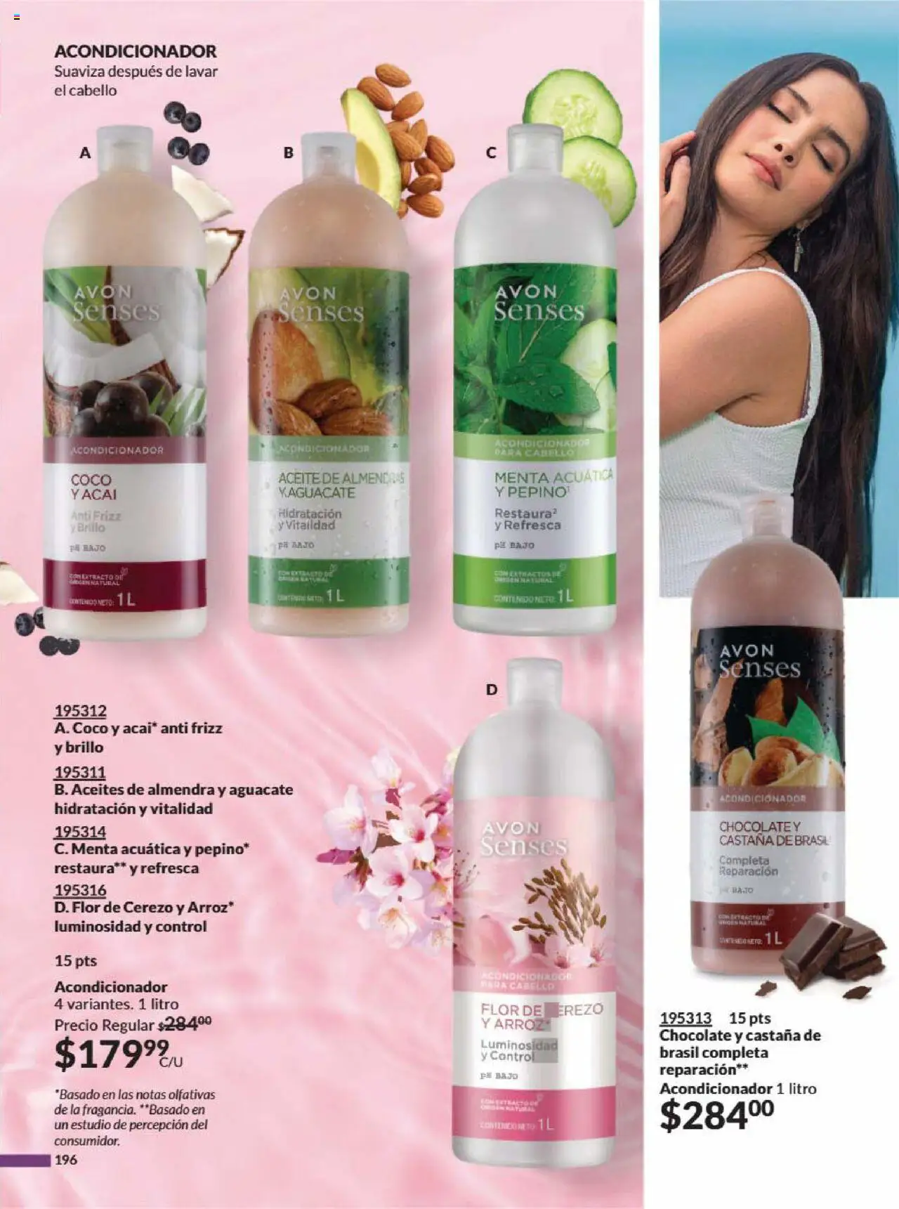 Nuevas ofertas de AVON válidas en toda la República Mexicana desde el 09.08.2025. ¡Encuentra las mejores ofertas en AVON - Campaña 13 2025! | Página: 207 | Productos: Almendras, Aceite, Aguacate, Acondicionador