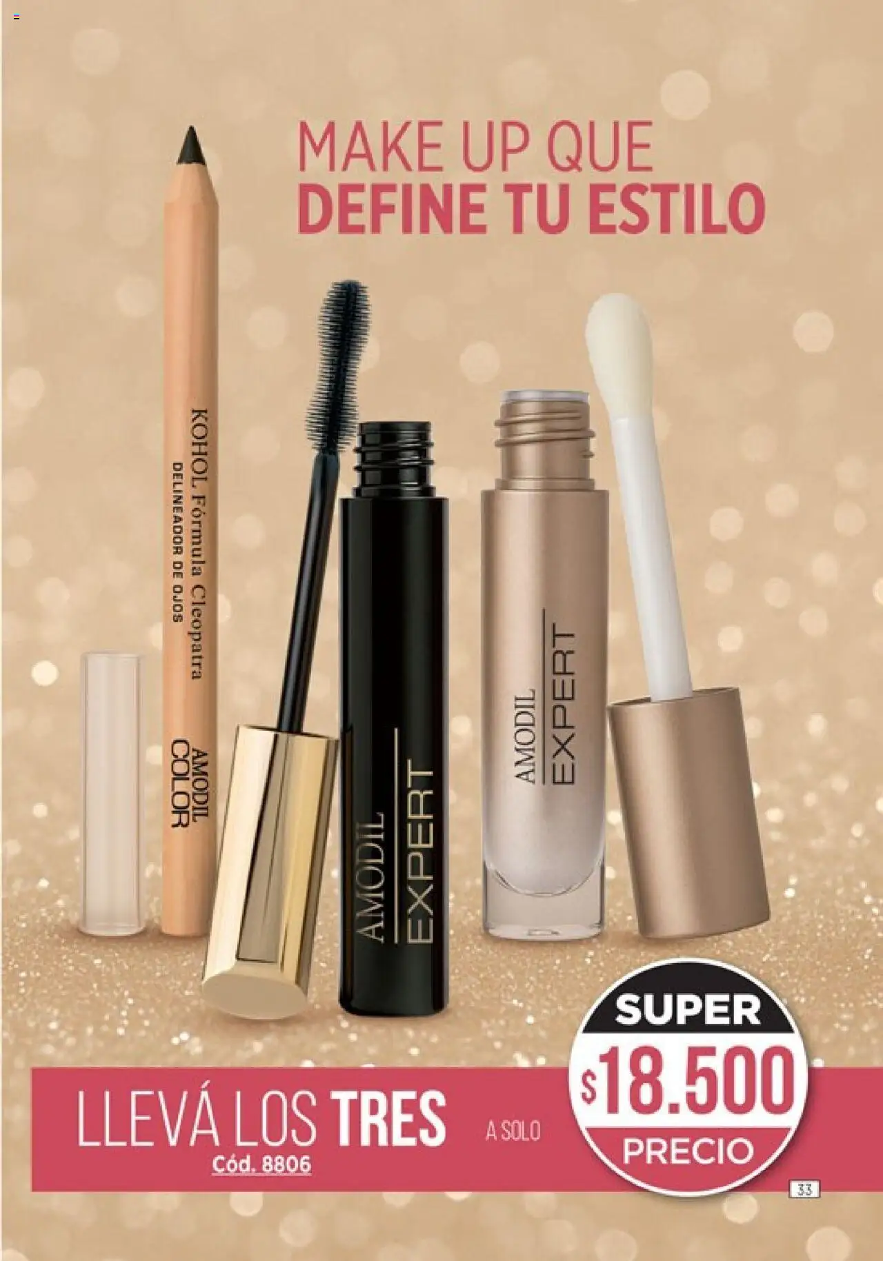 Catálogo Amodil Campaña 11 │ válido desde el 13.06.2025 | Página: 33 | Productos: Delineador de ojos, Delineador