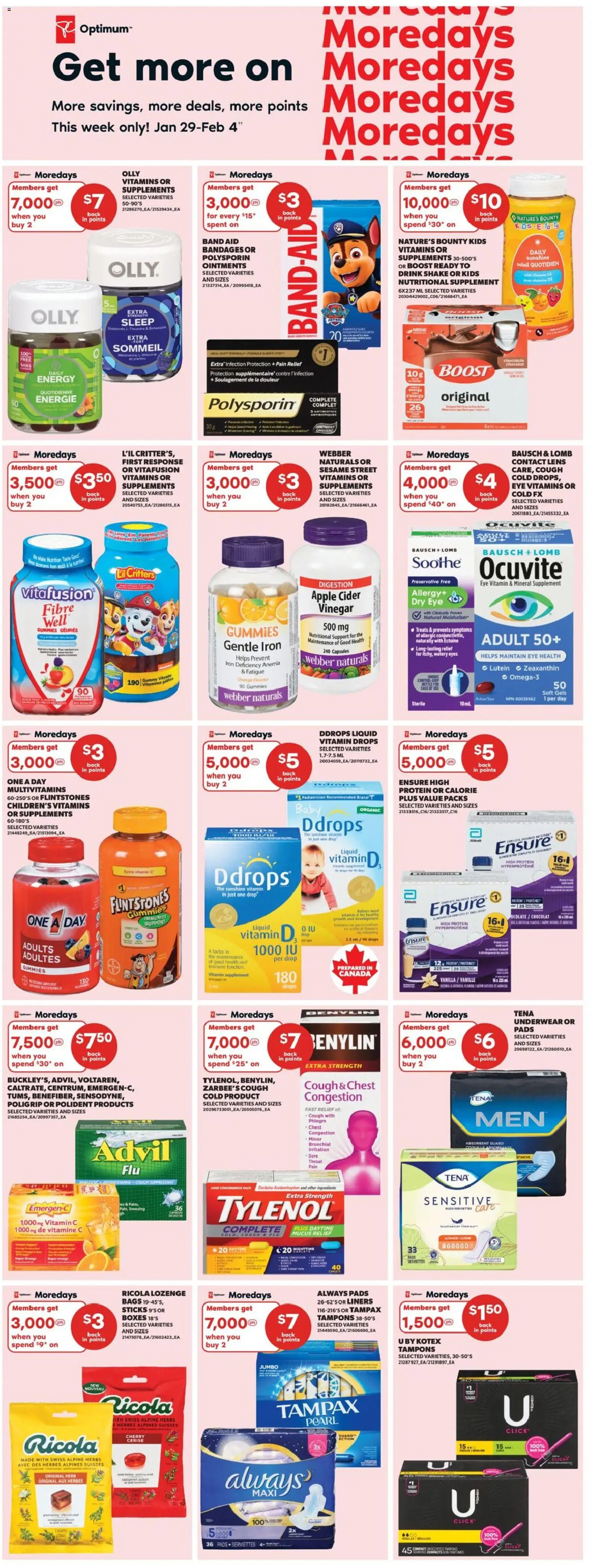 Real Canadian Superstore flyer valid from 29.01.2026 | Page: 16 | Products: Iron, Chocolate, Underwear