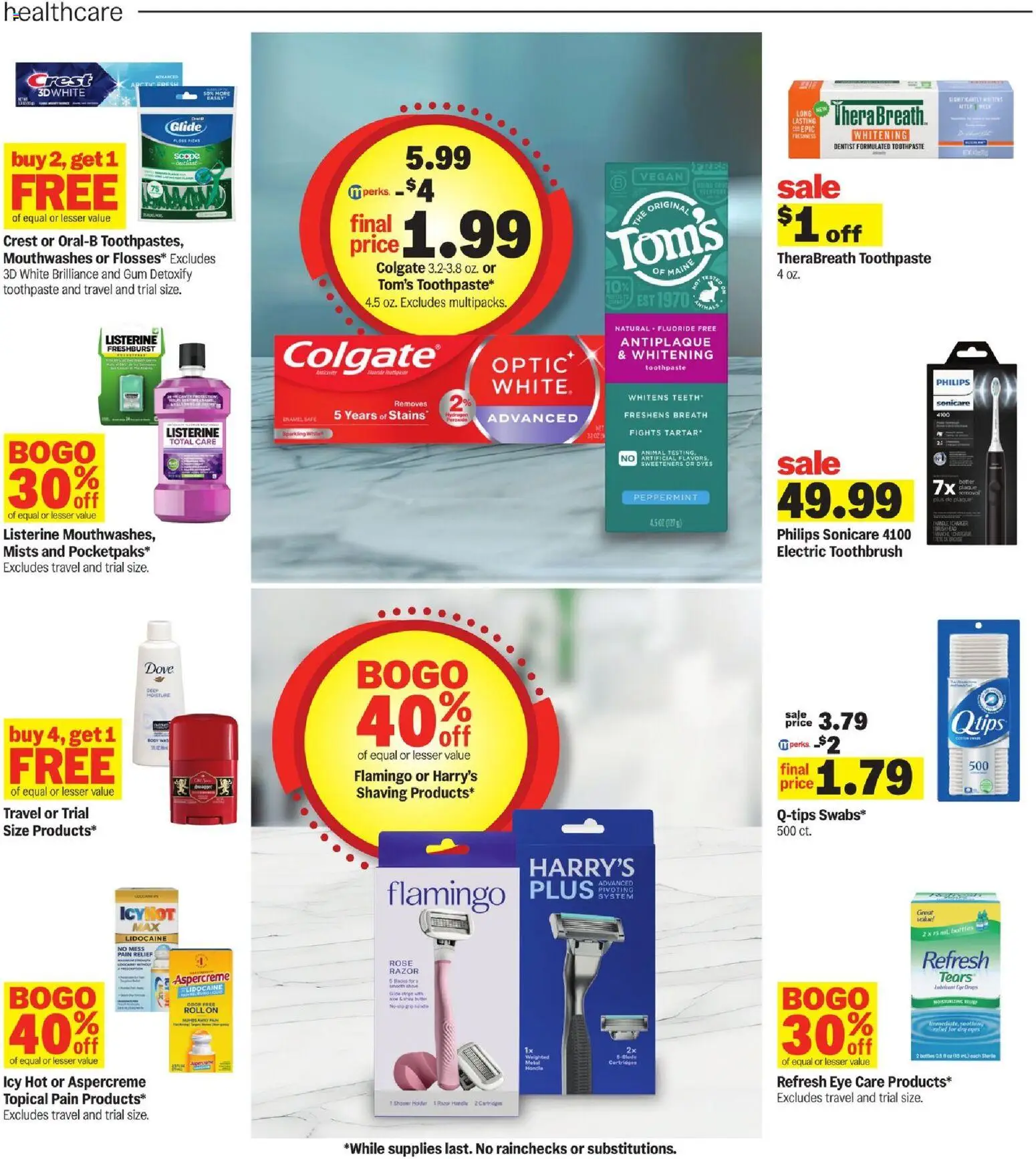 Meijer Weekly Ad - valid from 08.04.2026 | Page: 25 | Products: Electric toothbrush, Safe, Toothpaste, Toothbrush