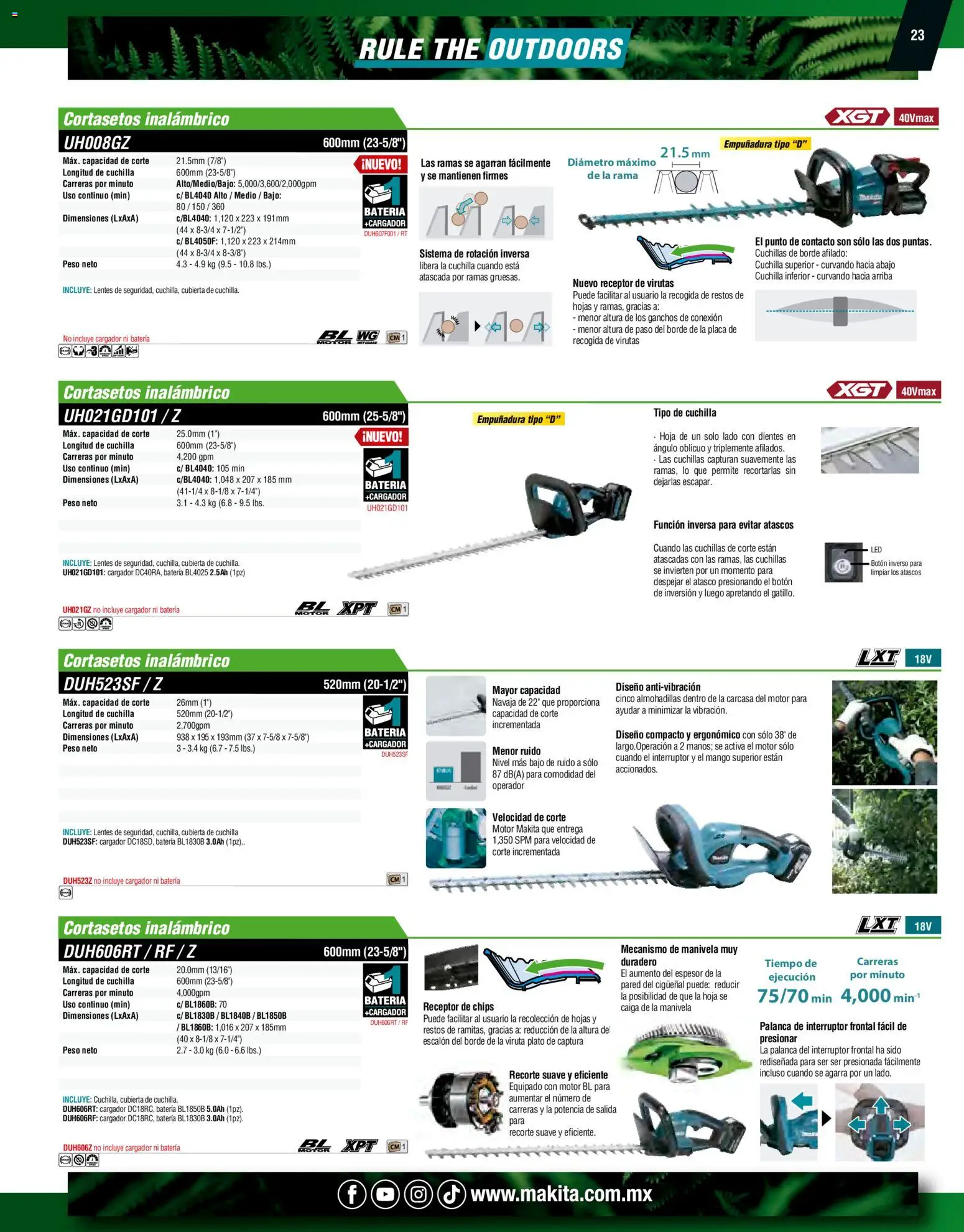 Nuevas ofertas de Makita válidas en toda la República Mexicana desde el 07.10.2024. ¡Encuentra las mejores ofertas en Makita catálogo Ope! | Página: 23 | Productos: Navaja, Lentes, Mango, Batería