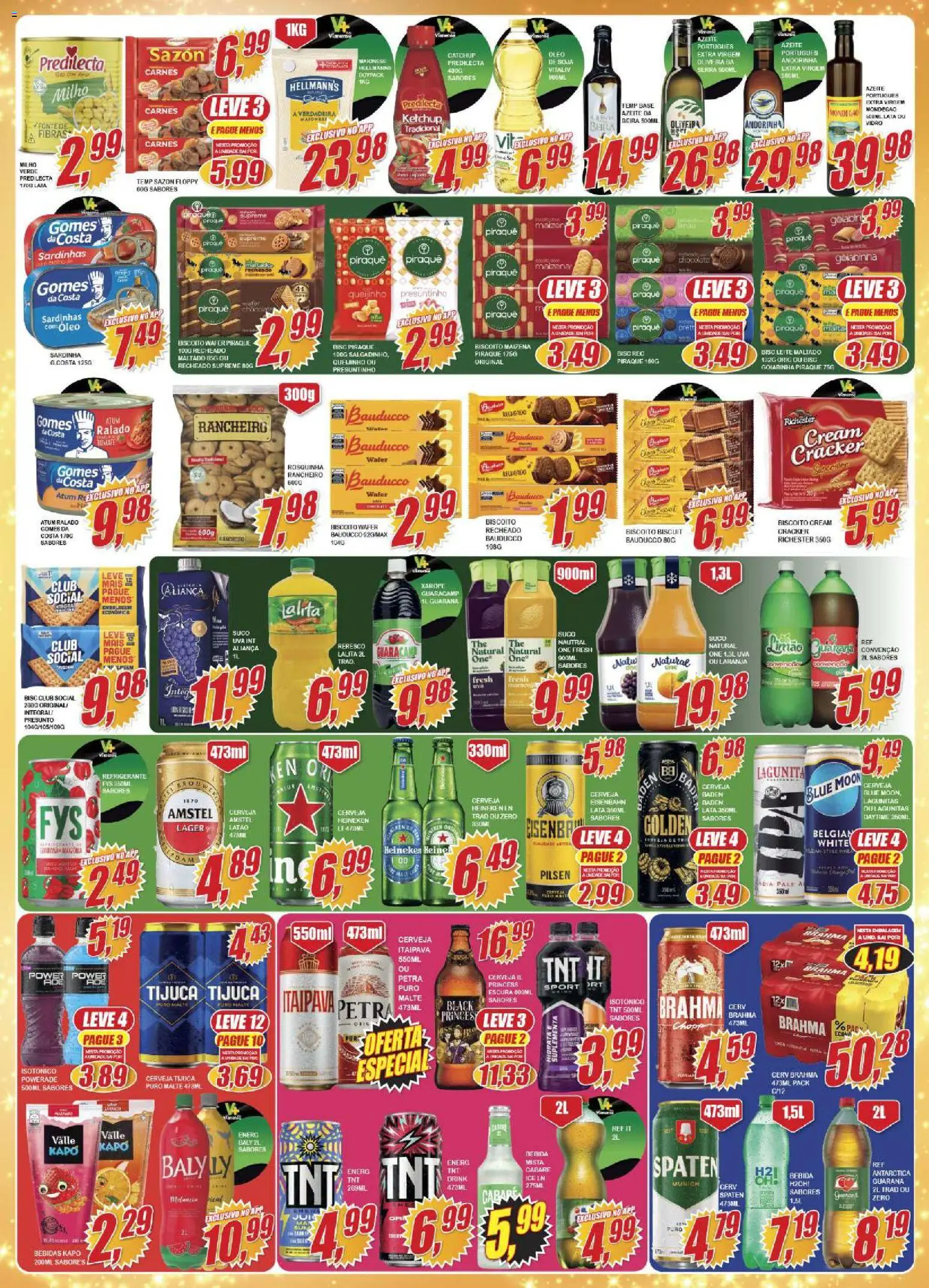 Vianense Folheto - válido de 27.03.2026 | Página: 3 | Produtos: Aliança, Suco, Cerveja Heineken, Atum