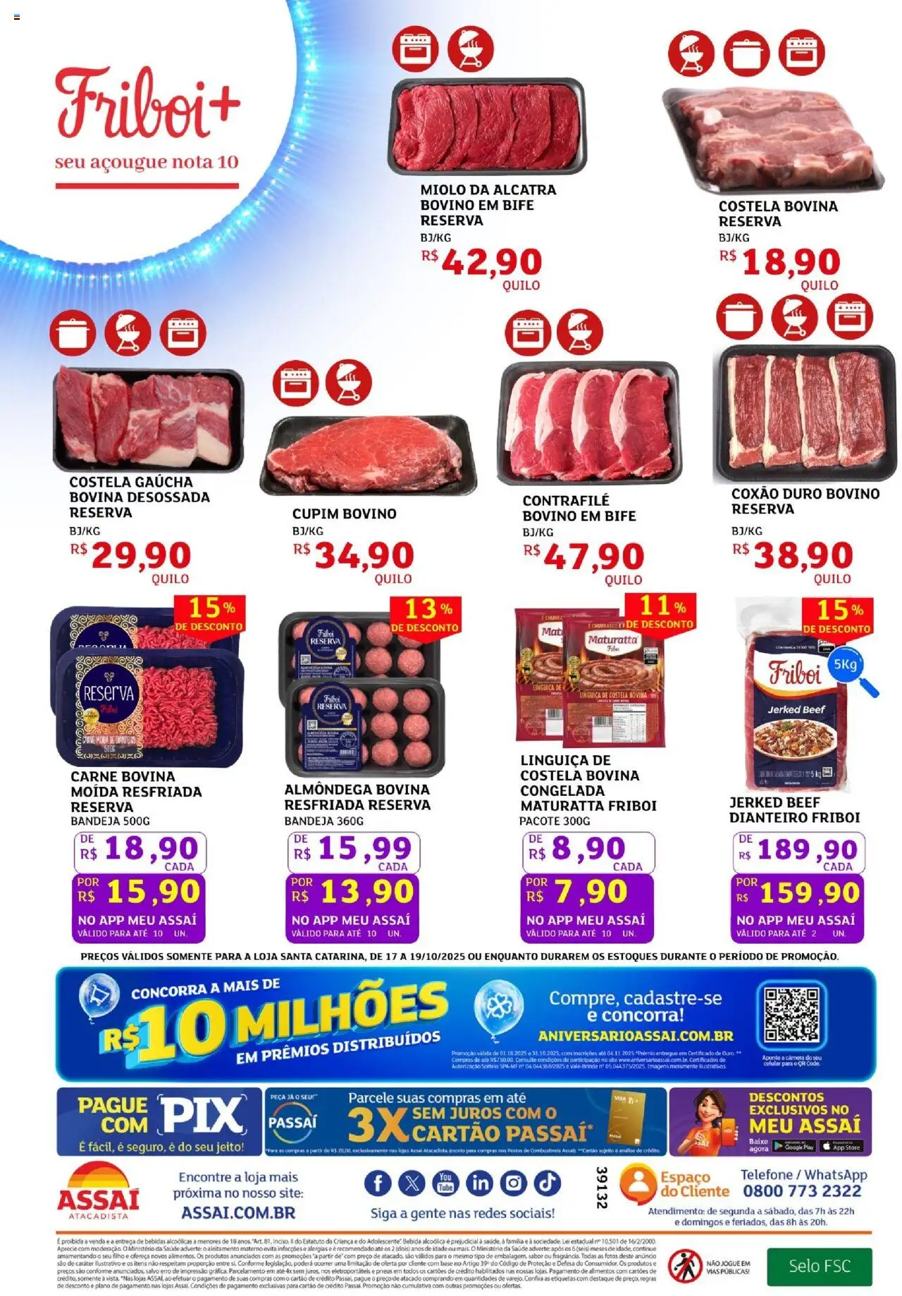 Assaí Atacadista Folheto - válido de 17.10.2025 | Página: 2 | Produtos: Pneus, Base, Telefone, Câmera