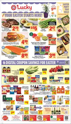 Preview of Lucky Supermarkets weekly ads valid from 01.04.2026