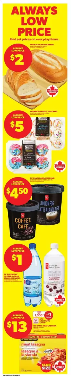 Preview of Atlantic Superstore weekly flyer / circulaire from shop Atlantic Superstore valid from 11.12.2025 | Page: 9 | Products: Cream, PC, Bread, Coffee