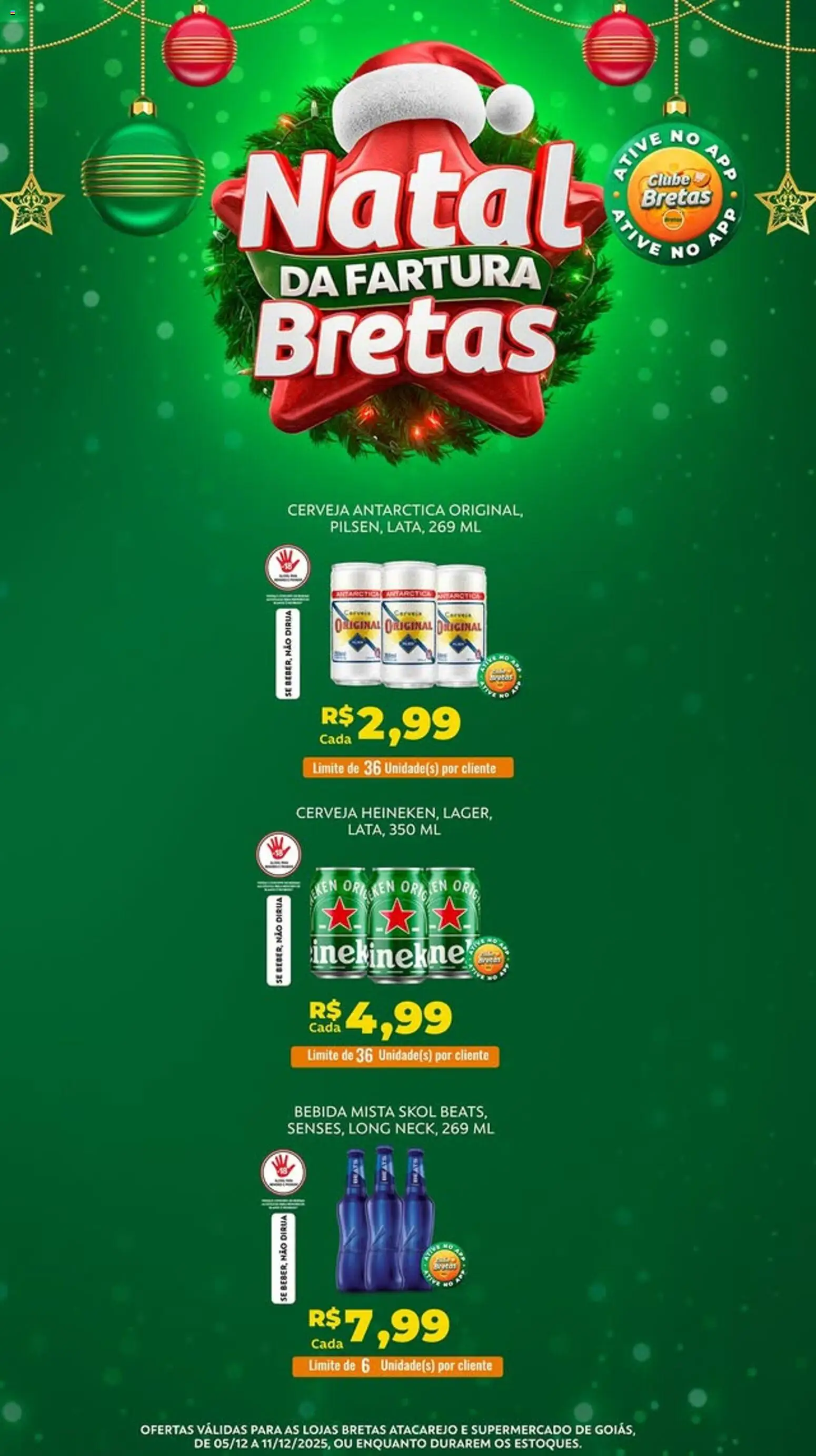 Bretas Folheto - válido de 05.12.2025 | Página: 5 | Produtos: Cerveja, Bebida