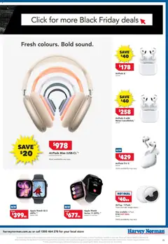 Preview of Harvey Norman Computers & Tech Black Friday Deals - valid from 20.11.2025 | Page: 25 | Products: Accessories, Watch