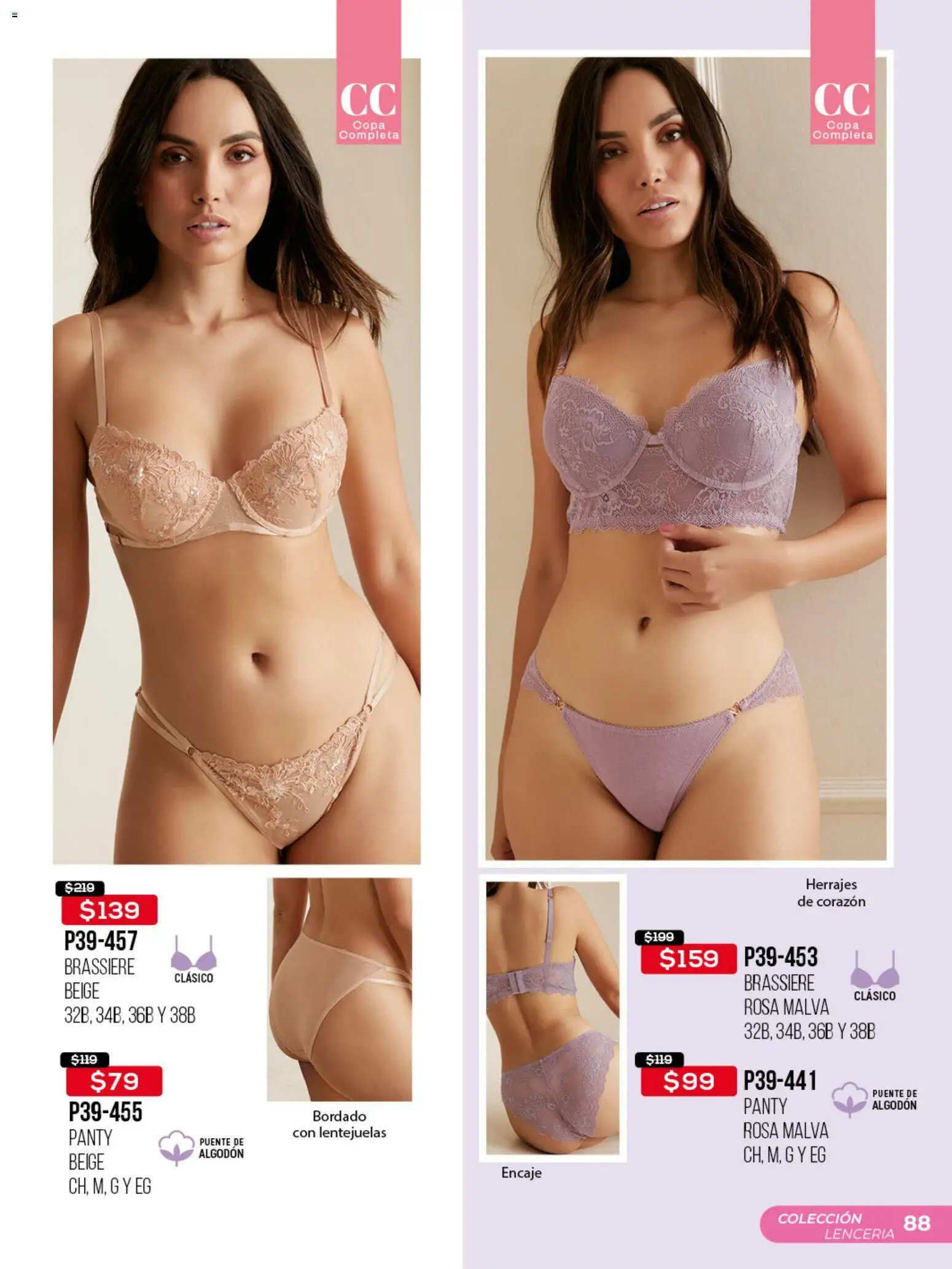 Nuevas ofertas de Cklass válidas en toda la República Mexicana desde el 30.03.2026. ¡Encuentra las mejores ofertas en Cklass catálogo Promo semanal! | Página: 89 | Productos: Lentejuelas, Algodón, Lenceria