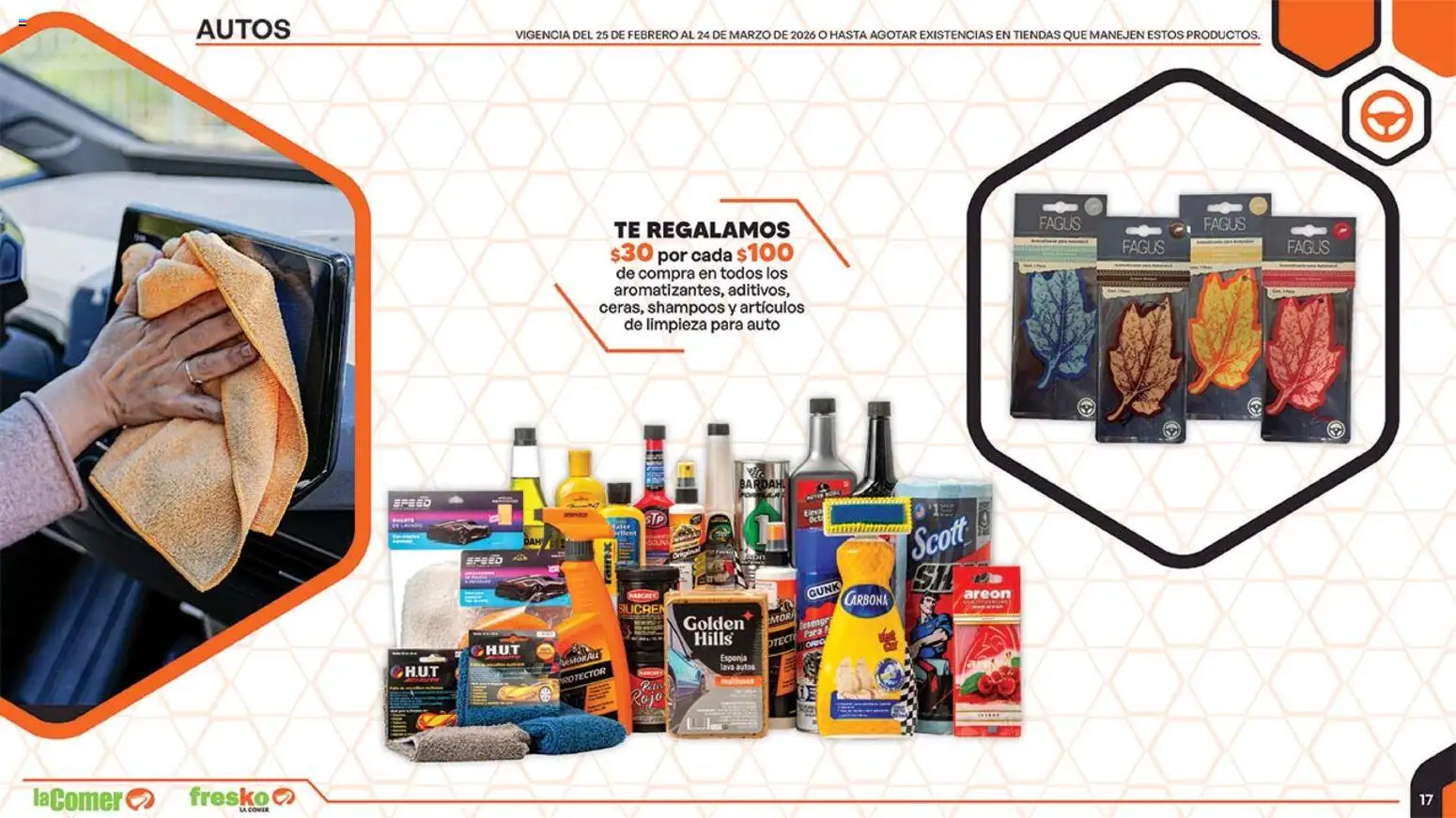 Nuevas ofertas de La Comer válidas en toda la República Mexicana desde el 25.02.2026. ¡Encuentra las mejores ofertas en La Comer folleto! | Página: 17 | Productos: Esponja, Té