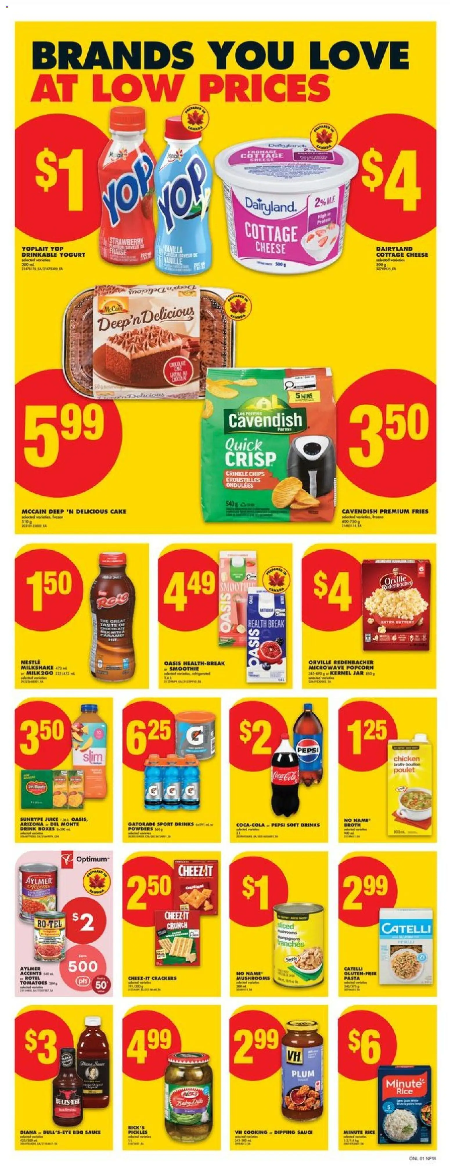 No Frills flyer valid from 05.03.2026 | Page: 7 | Products: Rice, Chips, Cottage cheese, Chicken