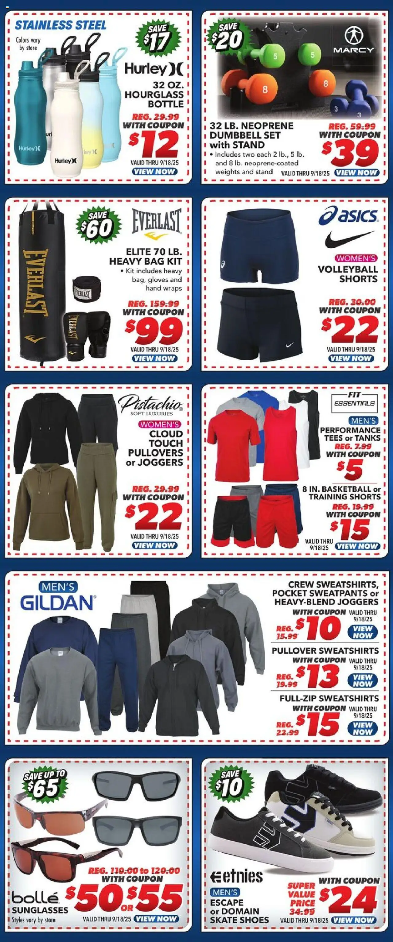 Big 5 Sporting Goods Weekly Ad - valid from 12.09.2025 | Page: 5 | Products: Shorts, Gloves, Bag