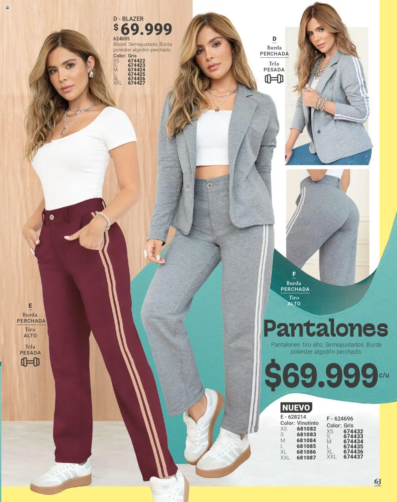 Carmel revista - valida desde el 28.07.2025 | Página: 63 | Productos: Algodón, Blazer, Pantalones