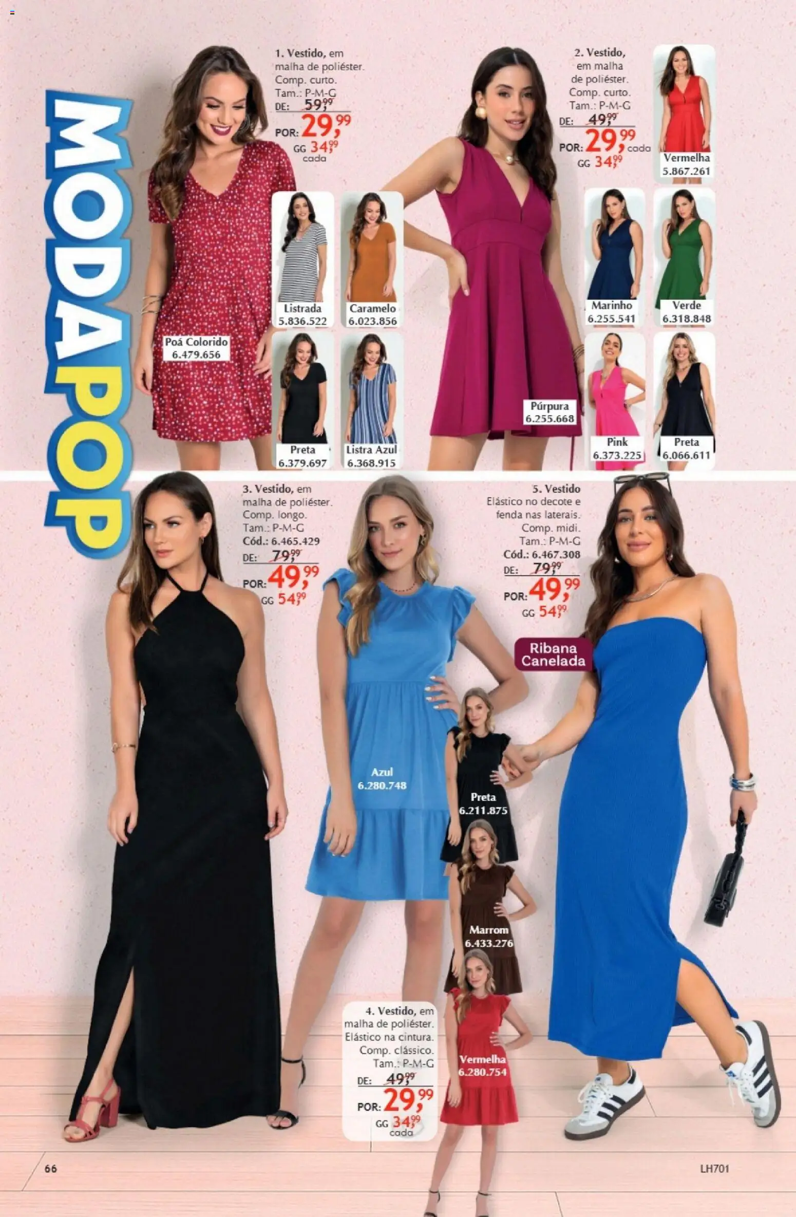 Quatro Estações Folheto - válido de 01.01.2026 | Página: 66 | Produtos: Poá, Vestido