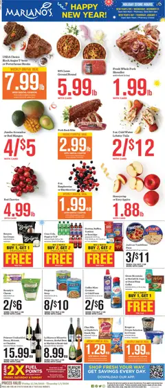 Preview of Mariano's weekly ads valid from 26.12.2025