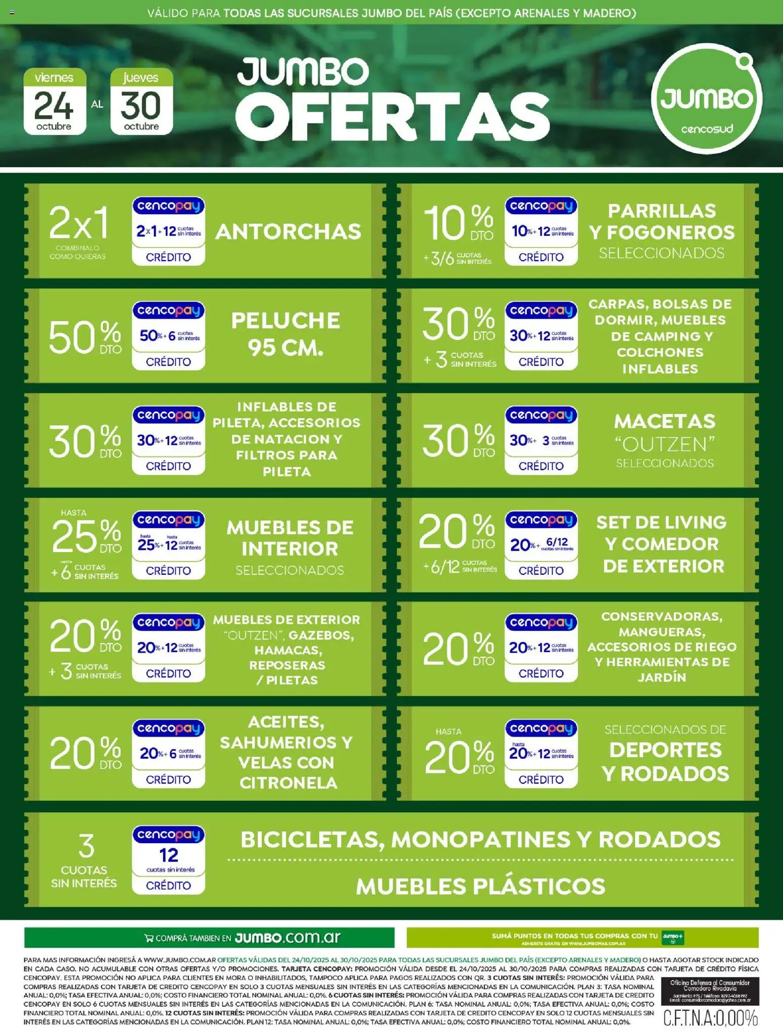 Jumbo - Oferta | T. Libre & Textil │ válido desde el 24.10.2025 | Página: 2 | Productos: Teléfono, Citronela, Pileta