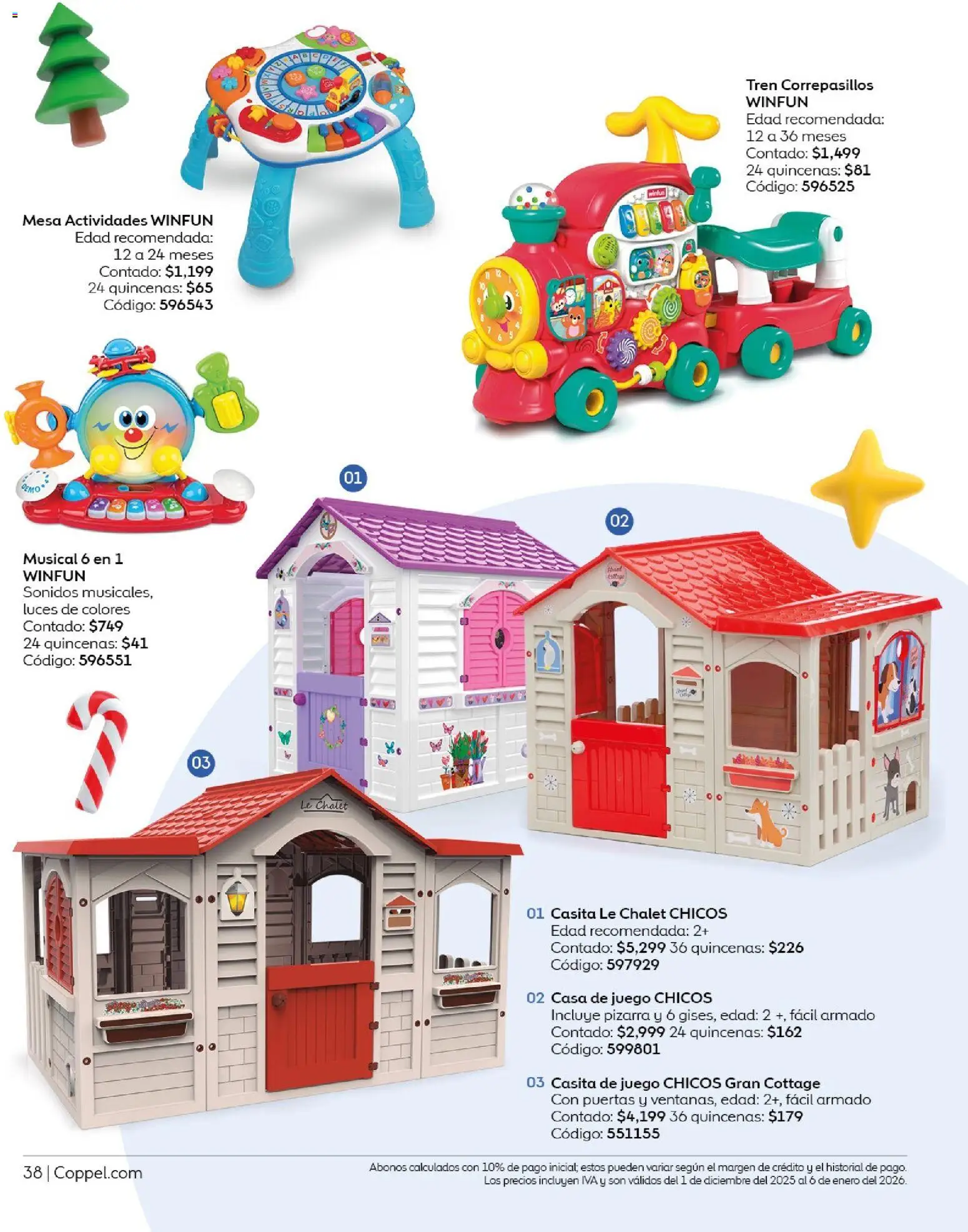 Nuevas ofertas de Coppel válidas en toda la República Mexicana desde el 01.12.2025. ¡Encuentra las mejores ofertas en Coppel catálogo Regalos A Lo Grande! | Página: 38