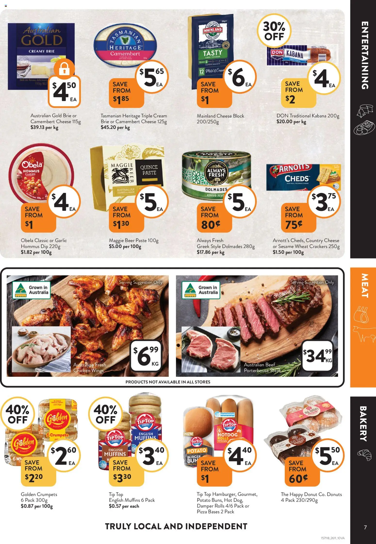 Foodworks catalogue - valid from 26.11.2025 | Page: 7 | Products: Crumpets, Cheese, Chicken, Wheat