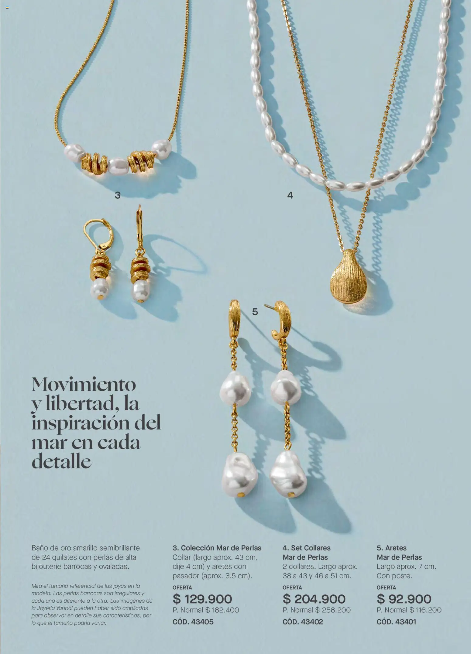 Yanbal revista - valida desde el 28.02.2026 | Página: 11 | Productos: Aretes, Baño, Collares, Dije