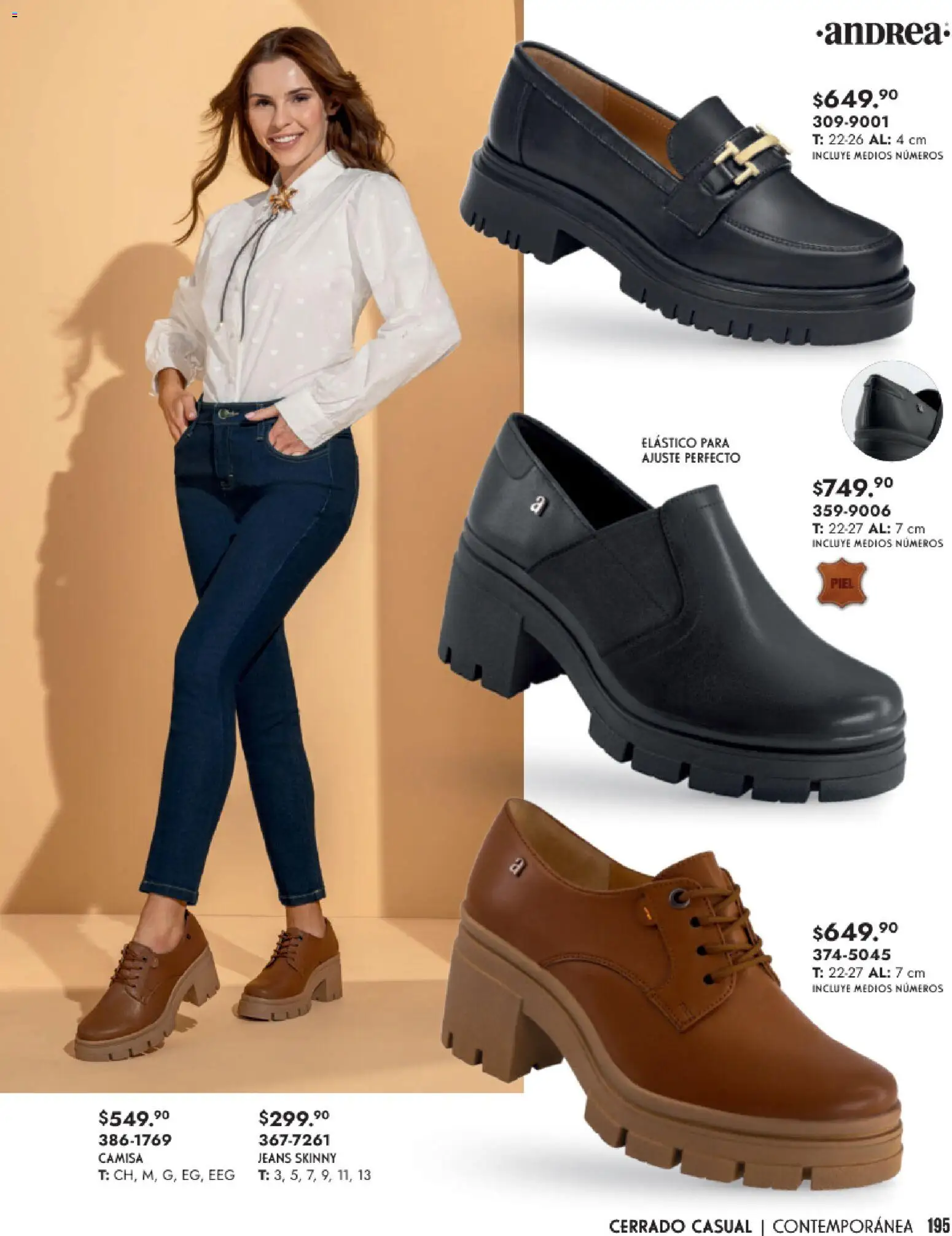 Nuevas ofertas de Andrea válidas en toda la República Mexicana desde el 25.01.2026. ¡Encuentra las mejores ofertas en Andrea catálogo Calzado Dama! | Página: 195