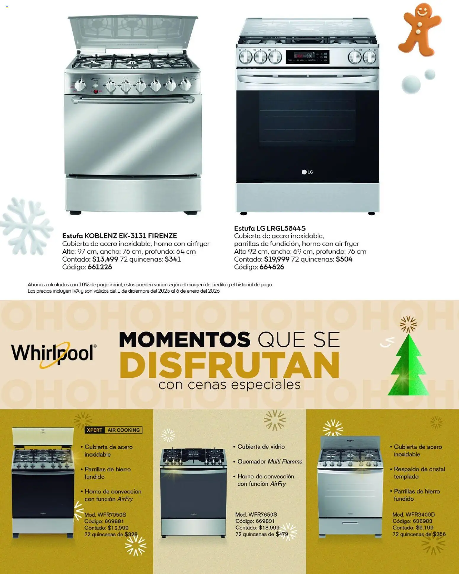 Nuevas ofertas de Coppel válidas en toda la República Mexicana desde el 01.12.2025. ¡Encuentra las mejores ofertas en Coppel catálogo Regalos A Lo Grande! | Página: 121