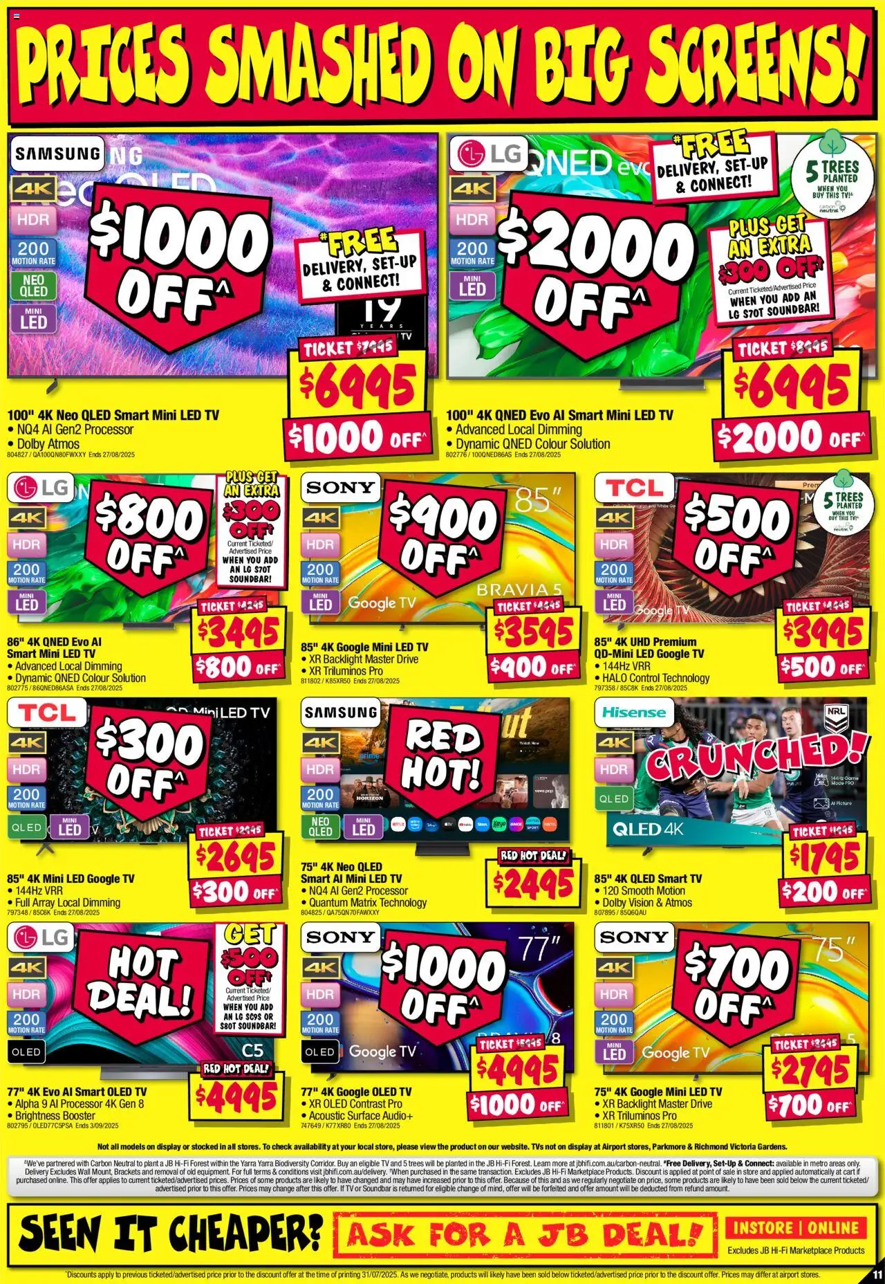 JB Hi-Fi catalogue - valid from 14.08.2025 | Page: 11 | Products: Plant, Cart, Watch, Audio
