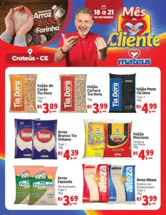 Mateus - Ofertas Especial Arroz, Feijão e Farinha - Pré-Visualização do folheto da loja Mateus, válido de 18.09.2025