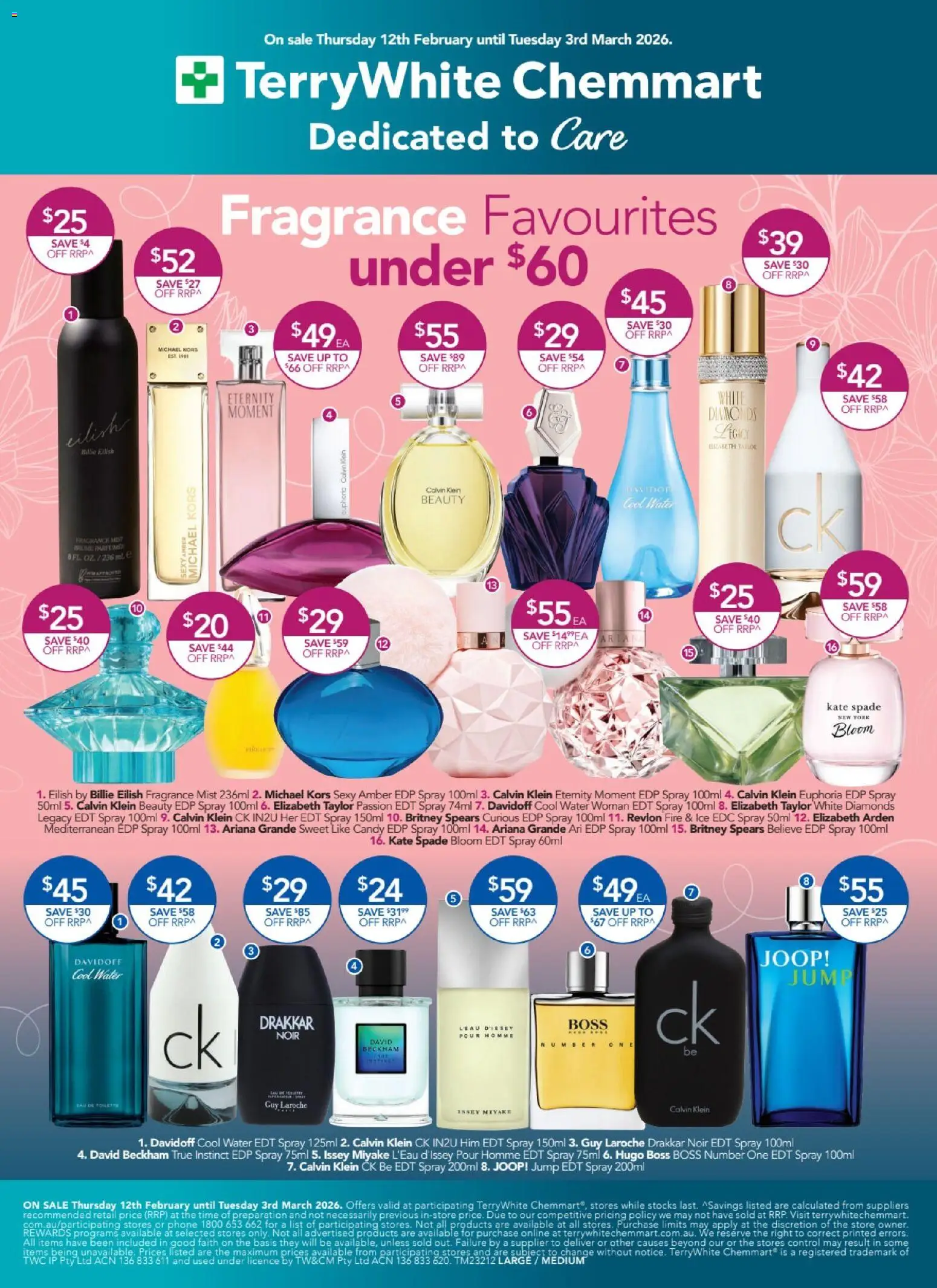 Terry White catalogue - valid from 12.02.2026 | Page: 20 | Products: Fragrance, Eau de toilette, Water, Phone