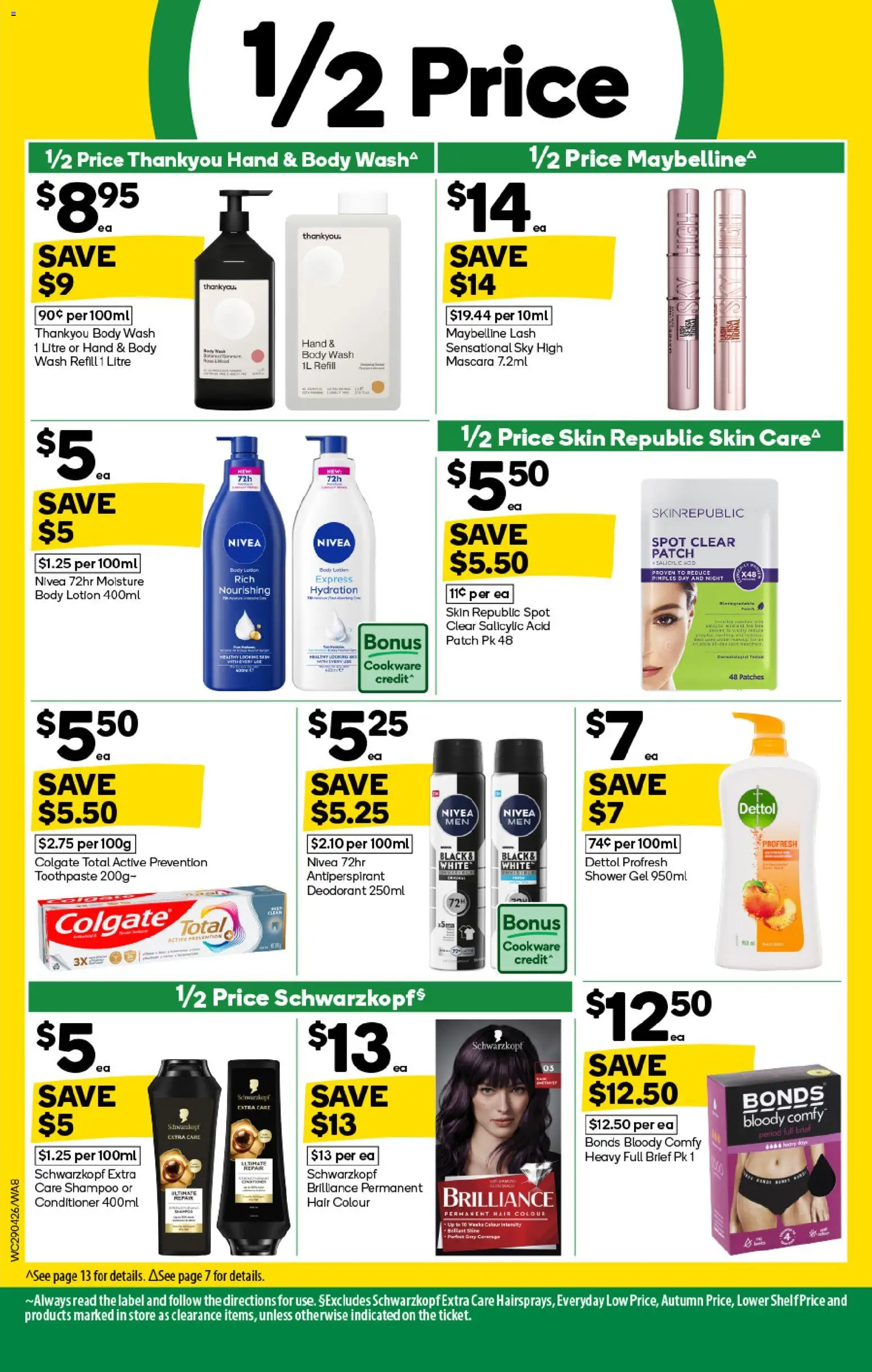Woolworths catalogue - valid from 29.04.2026 | Page: 8 | Products: Shelf, Shampoo, Conditioner, Cookware