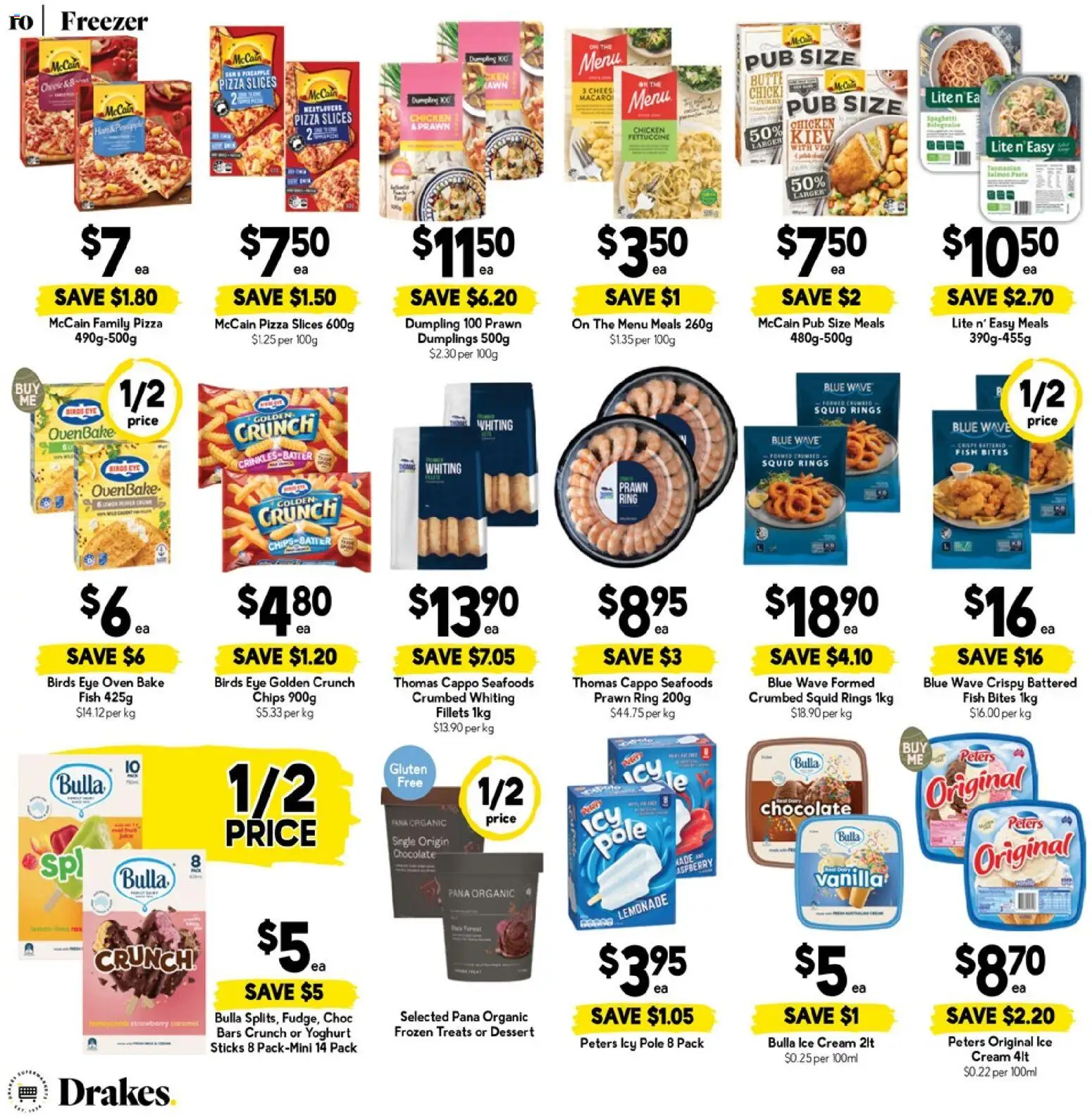 Drakes catalogue - valid from 11.03.2026 | Page: 10 | Products: Ice cream, Salmon, Freezer, Oven