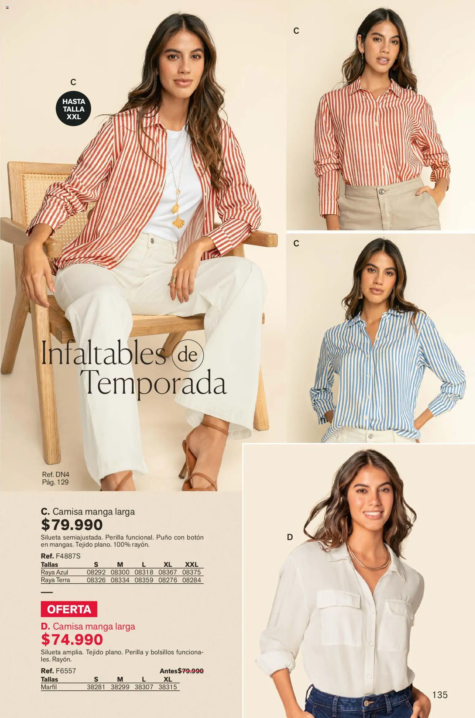 Leonisa revista - valida desde el 01.02.2026 | Página: 135 | Productos: Camisa
