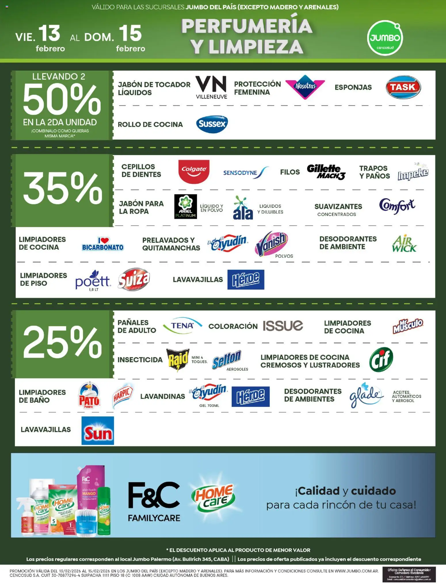 Jumbo ofertas │ válido desde el 13.02.2026 | Página: 7 | Productos: Cocina, Lavavajillas, Baño, Quitamanchas