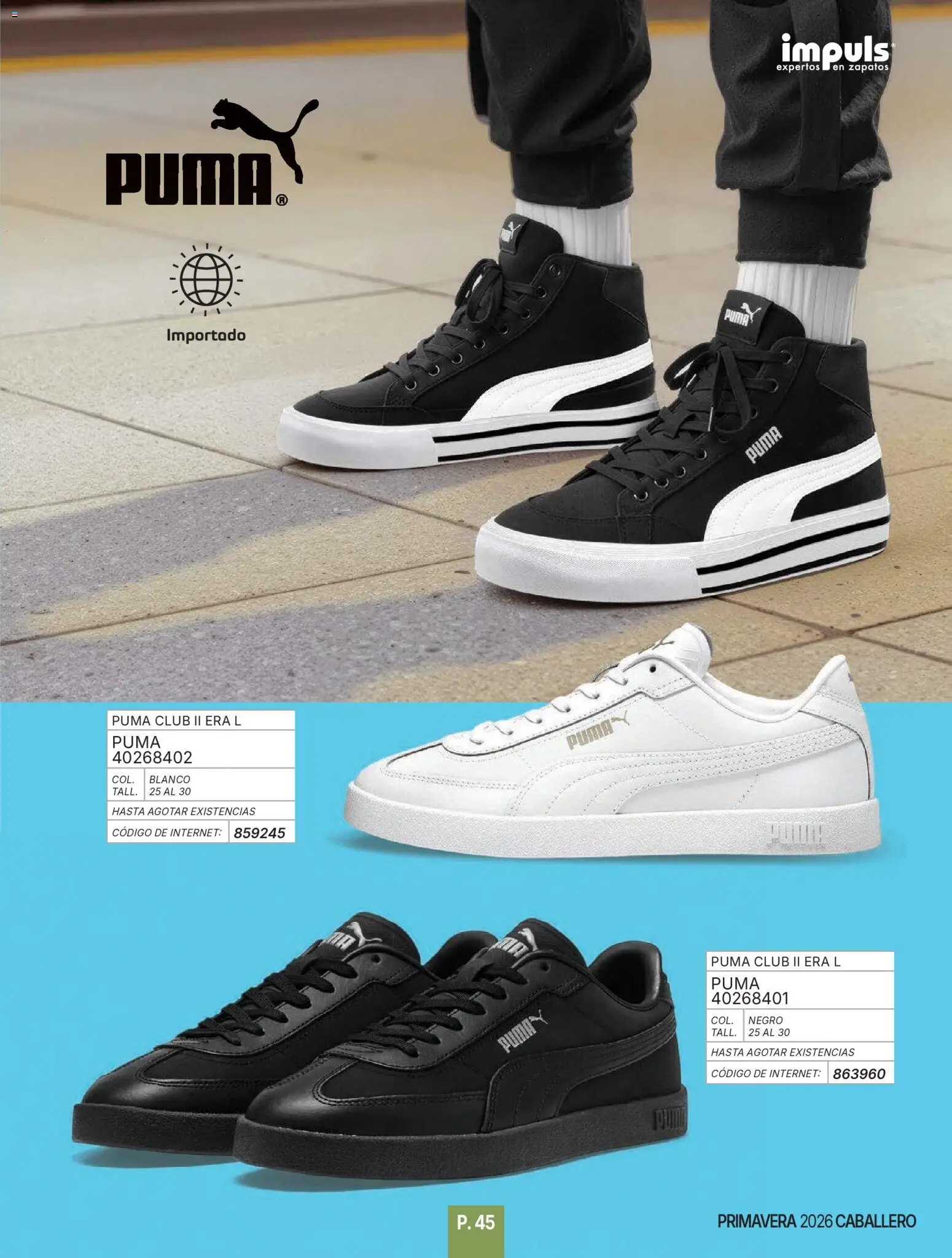 Nuevas ofertas de Impuls válidas en toda la República Mexicana desde el 01.01.2026. ¡Encuentra las mejores ofertas en Impuls catálogo Caballero! | Página: 47 | Productos: Zapatos