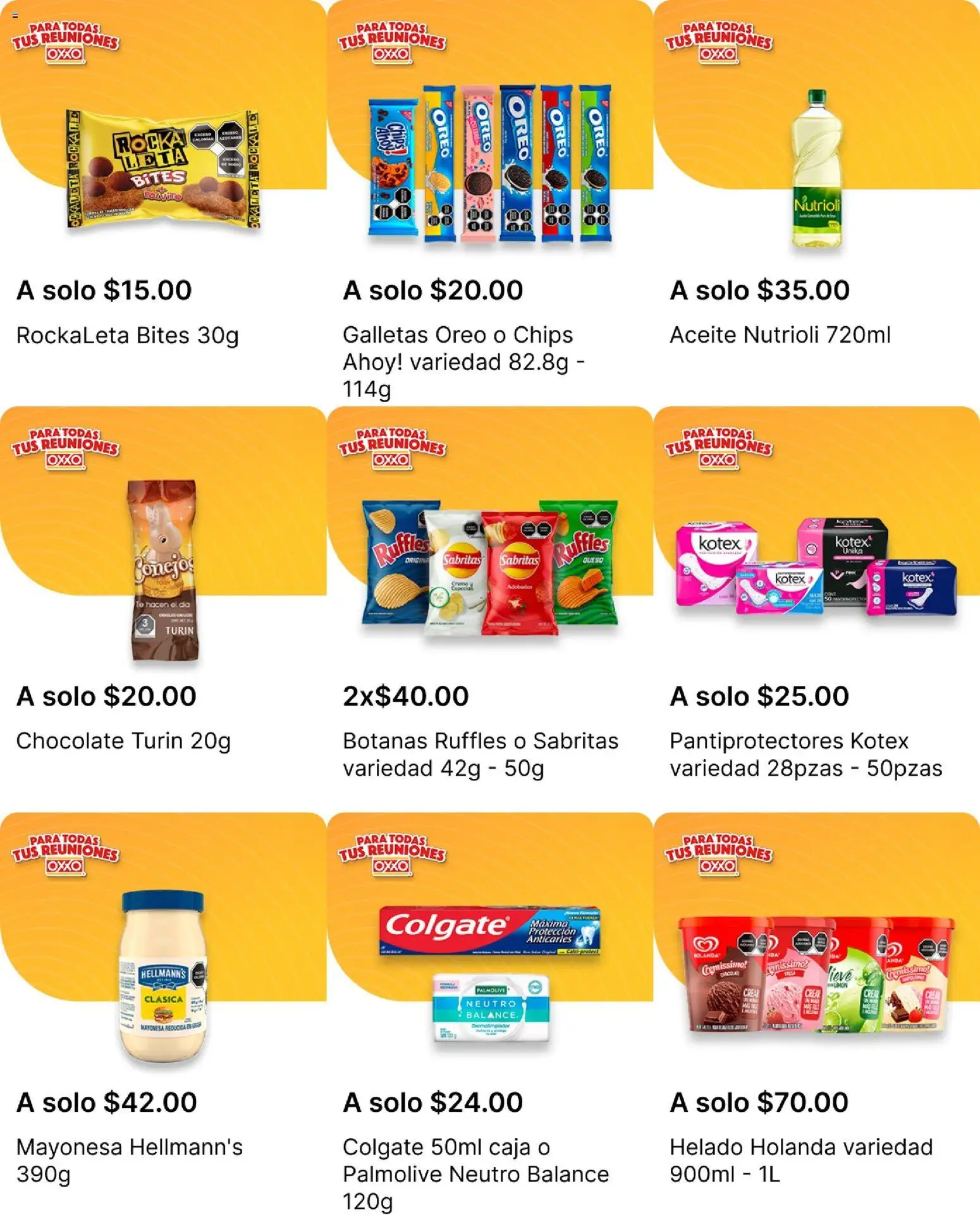 Nuevas ofertas de OXXO válidas en toda la República Mexicana desde el 16.10.2025. ¡Encuentra las mejores ofertas en OXXO folleto! | Página: 31 | Productos: Limón, Queso, Chocolate, Caja