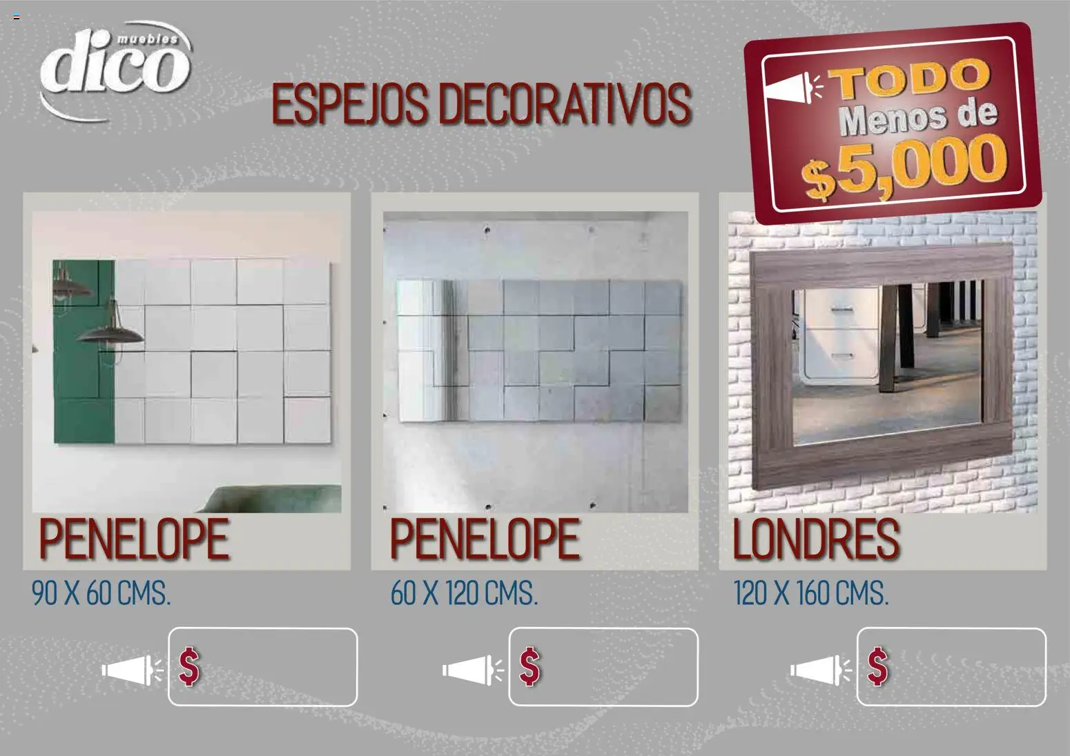 Nuevas ofertas de Muebles Dico válidas en toda la República Mexicana desde el 09.04.2026. ¡Encuentra las mejores ofertas en Muebles Dico catálogo Todo menos de 5000 Pacifico! | Página: 76