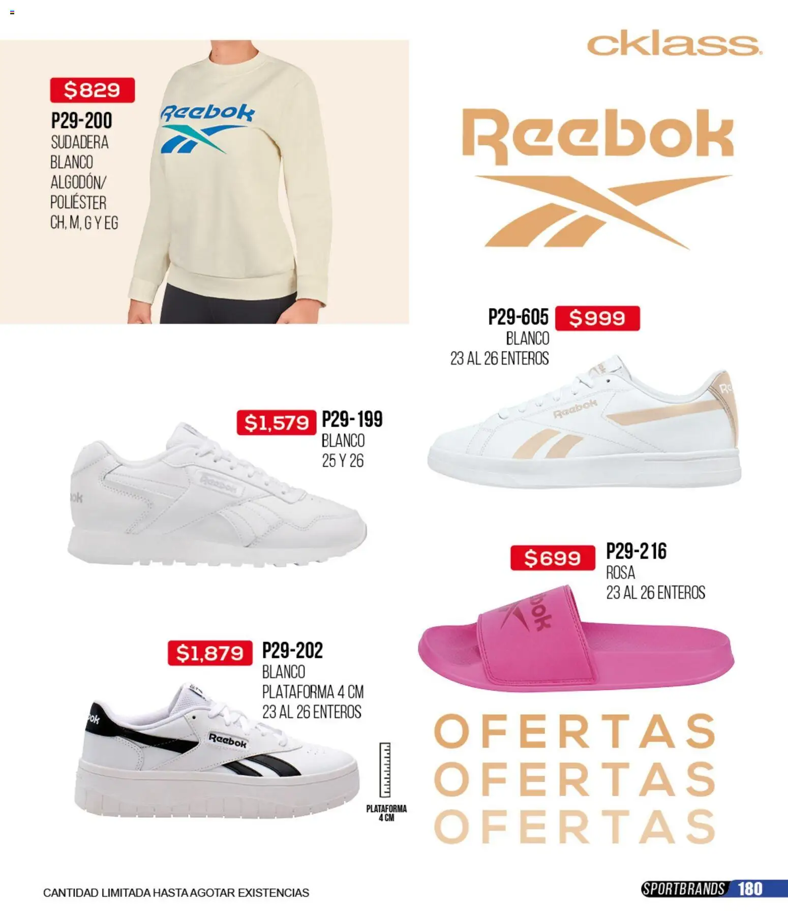 Nuevas ofertas de Cklass válidas en toda la República Mexicana desde el 12.01.2026. ¡Encuentra las mejores ofertas en Cklass catálogo Mega Ofertas Calzado! | Página: 181 | Productos: Sudadera