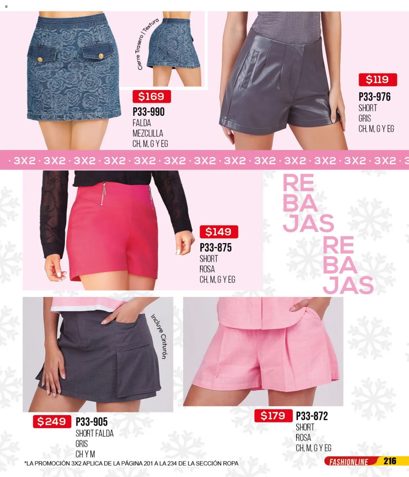 Nuevas ofertas de Cklass válidas en toda la República Mexicana desde el 15.12.2025. ¡Encuentra las mejores ofertas en Cklass catálogo Rebajas fin de año ropa! | Página: 217 | Productos: Cinturón, Ropa, Falda, Short